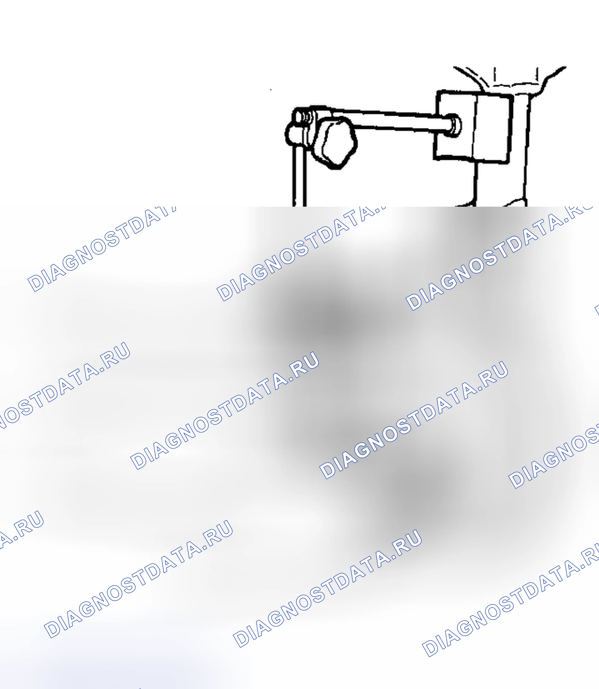 Рис. 13: Контроль биения. Nissan Murano Z50
