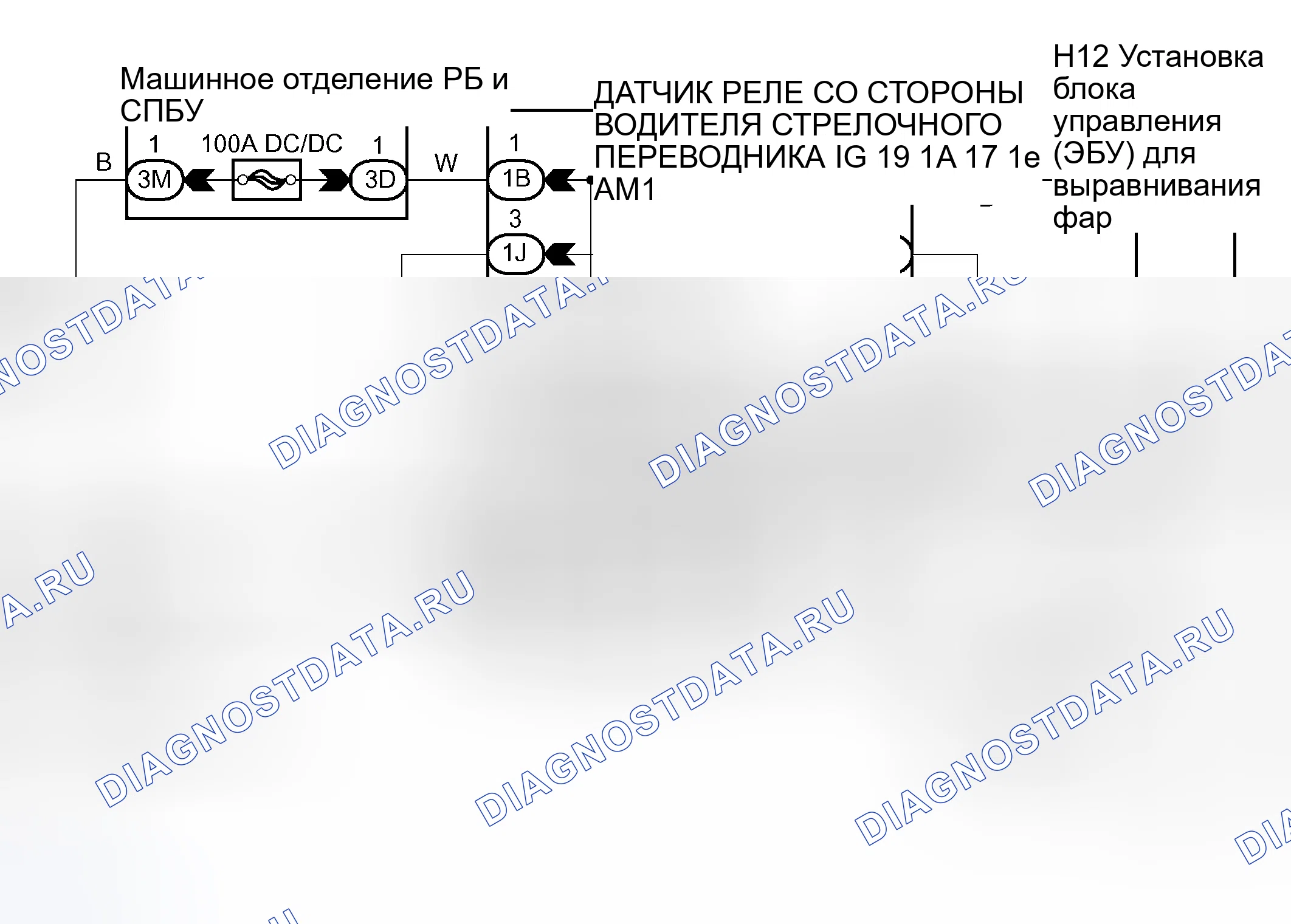 Рис. 75: электросхема. Toyota Prius II