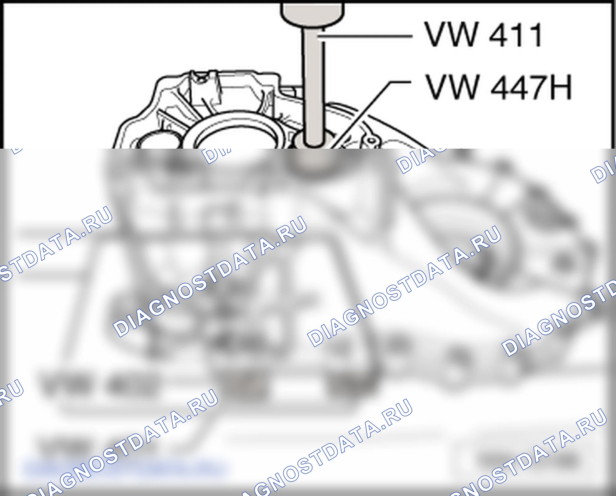 Запрессовка игольчатого подшипника. Volkswagen Transporter T5