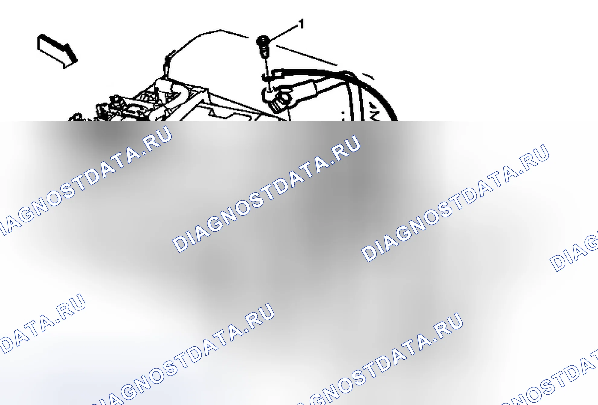 Рис. 23: Замена отрицательного кабеля аккумулятора (без KL9). Chevrolet Malibu VIII рестайлинг
