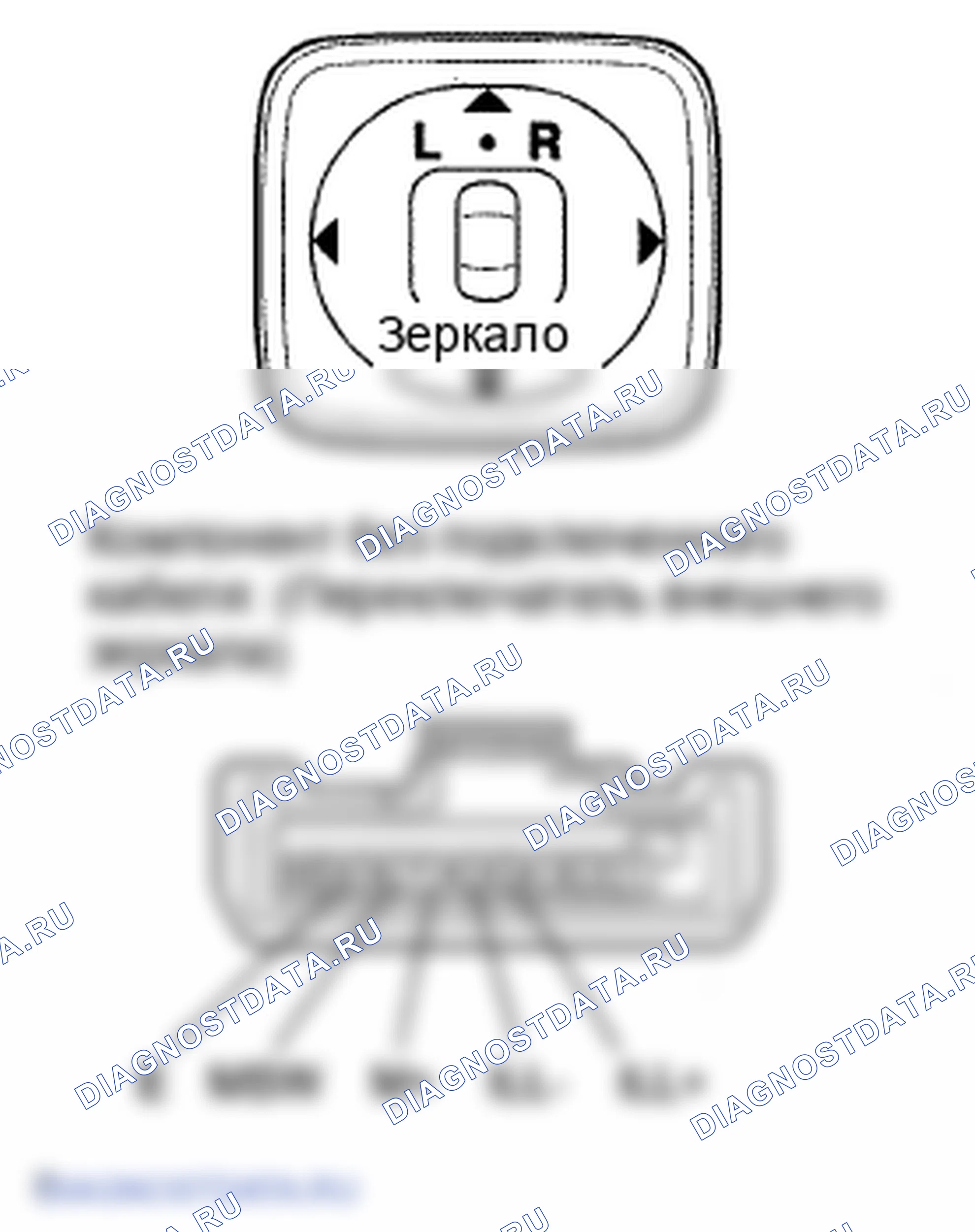 Рис. 57: ПРОВЕРКА зеркала. Toyota Land Cruiser 200