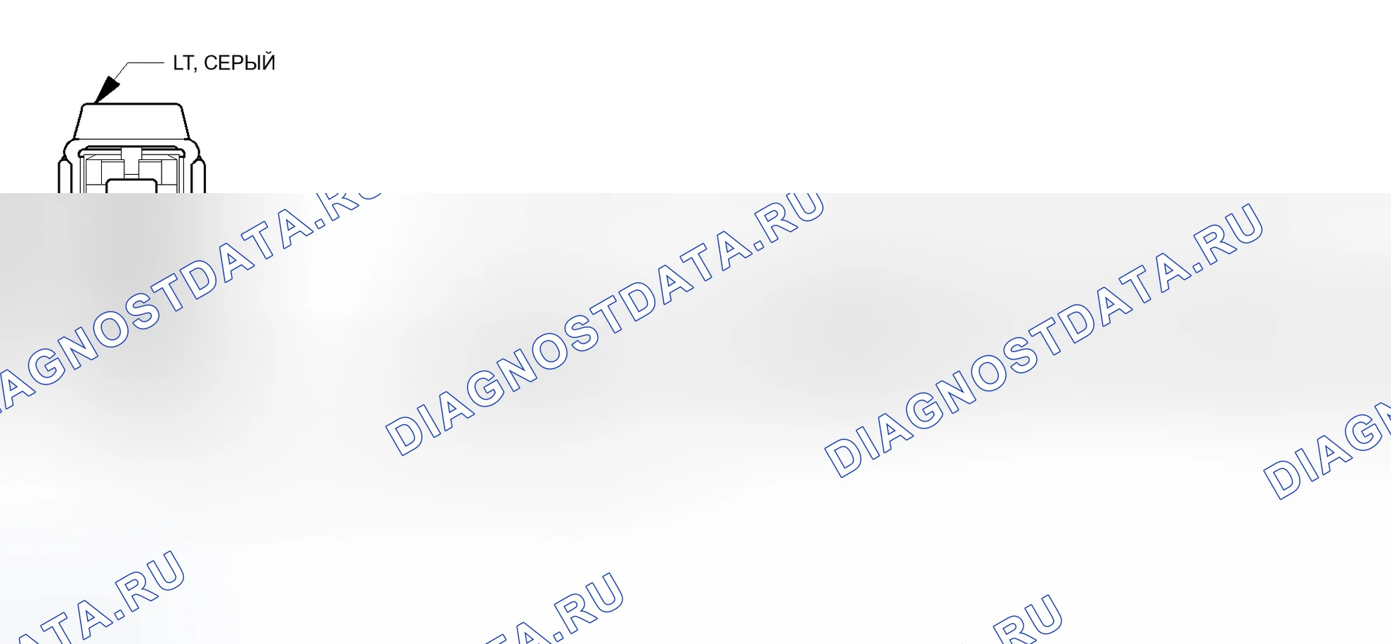 Рис. 42: ДАТЧИК ЧАСТОТЫ ВРАЩЕНИЯ КОЛЕСА - ЛЕВЫЙ ПЕРЕДНИЙ - СВЕТЛО-СЕРЫЙ, 2-ХОДОВОЙ. Chrysler Pacifica CS