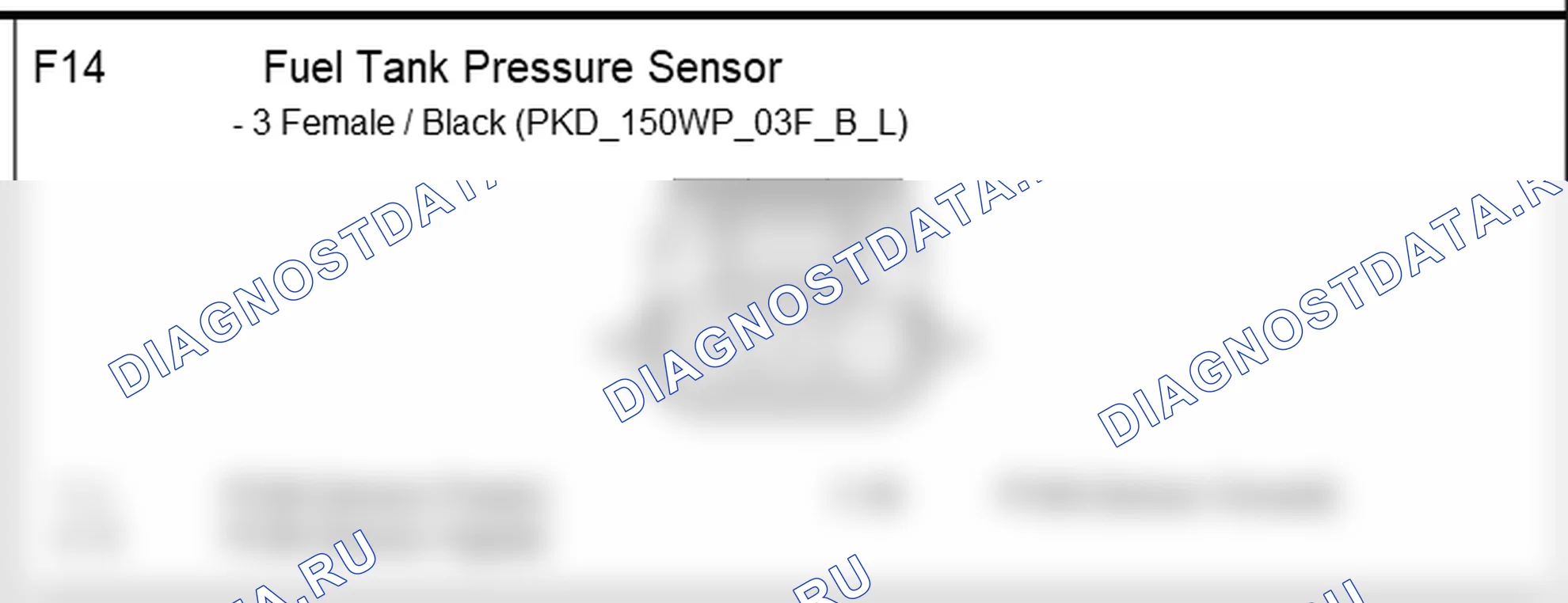 Распиновка разъёма F14 — floor harness. Hyundai Santafe Sport DMA