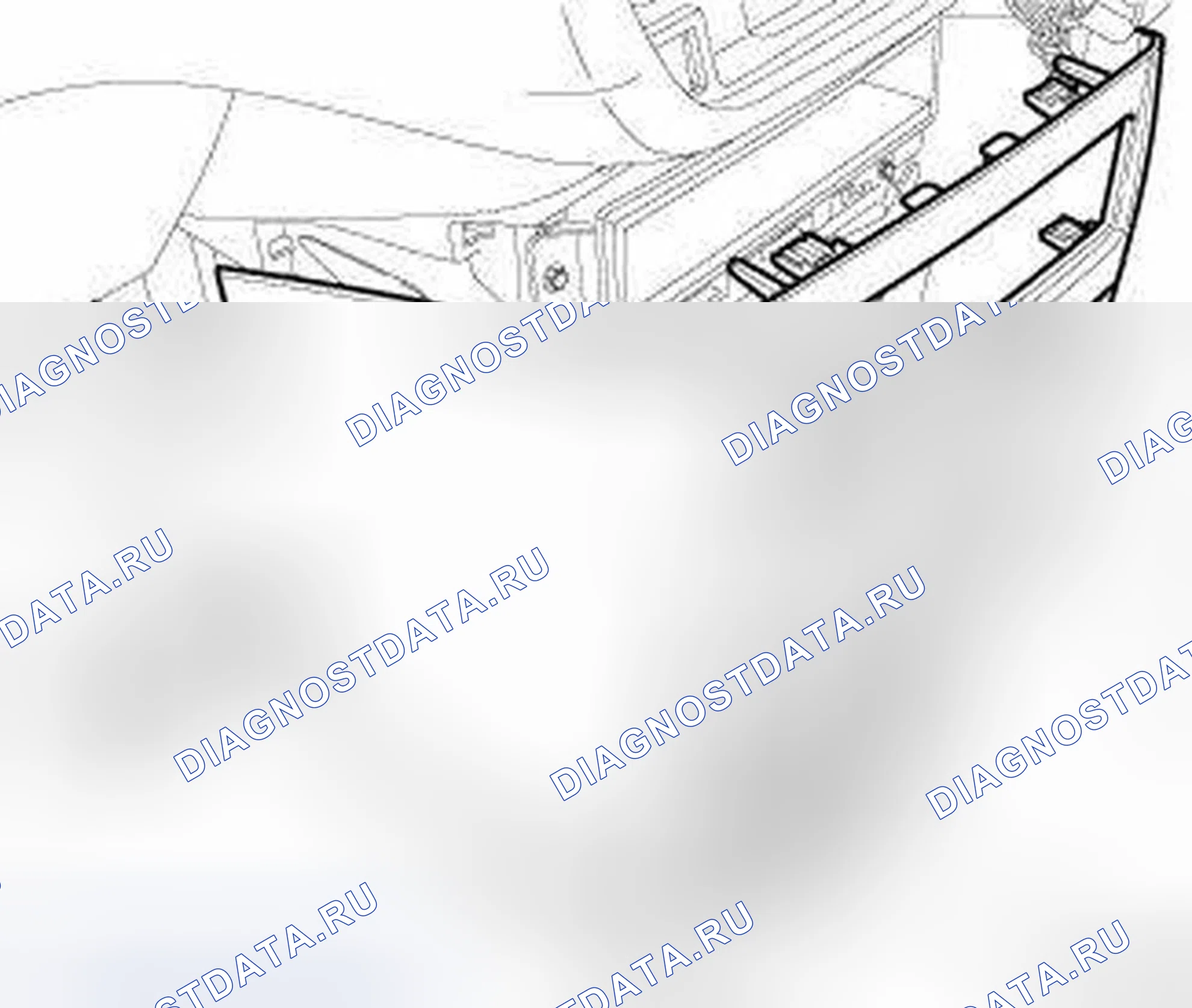 Рис. 4: ДЕМОНТАЖ. Chrysler Town & Country V рестайлинг
