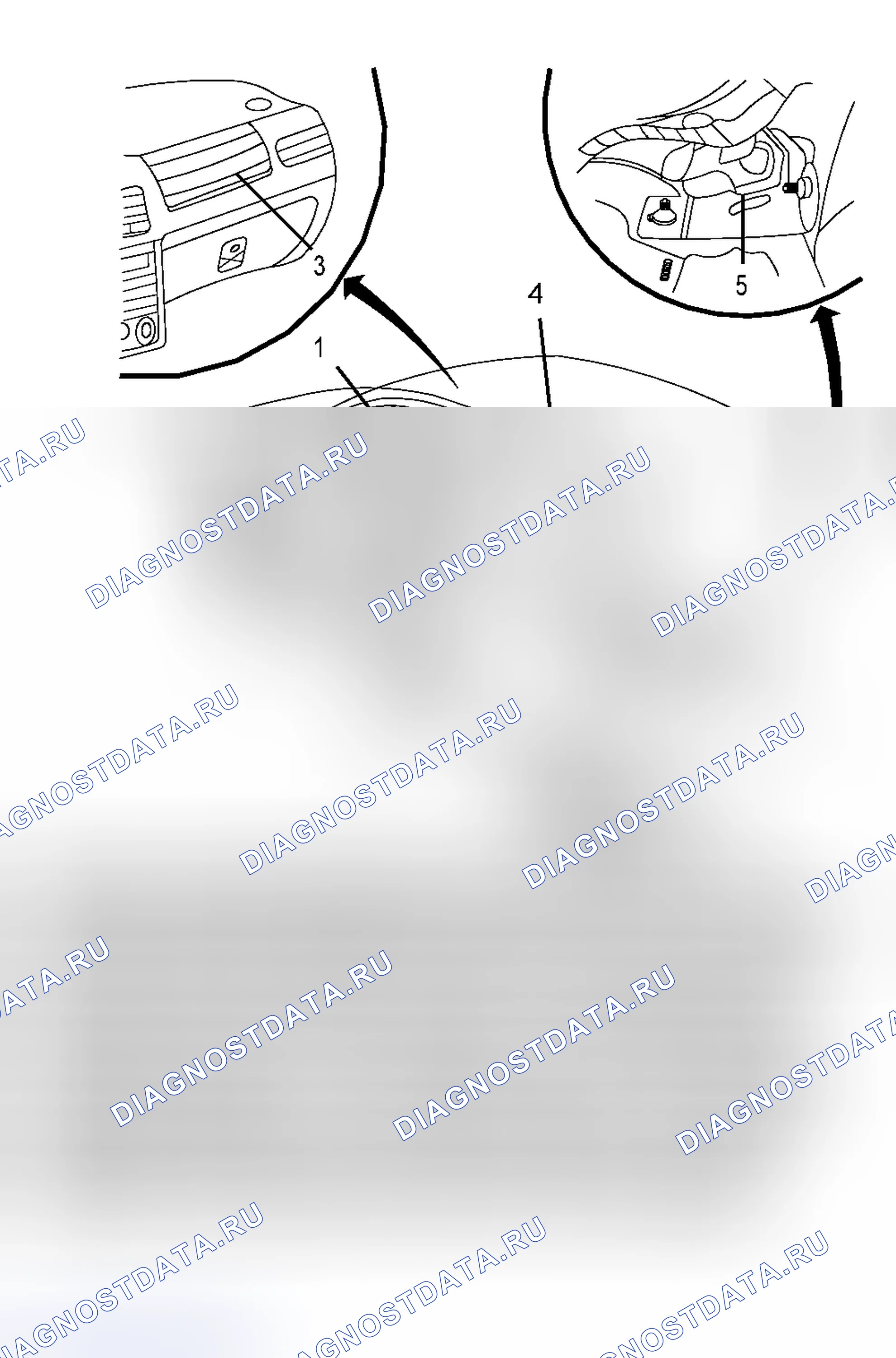 Рис. 30: РАСПОЛОЖЕНИЕ КОМПОНЕНТОВ. Volkswagen Golf Mk4
