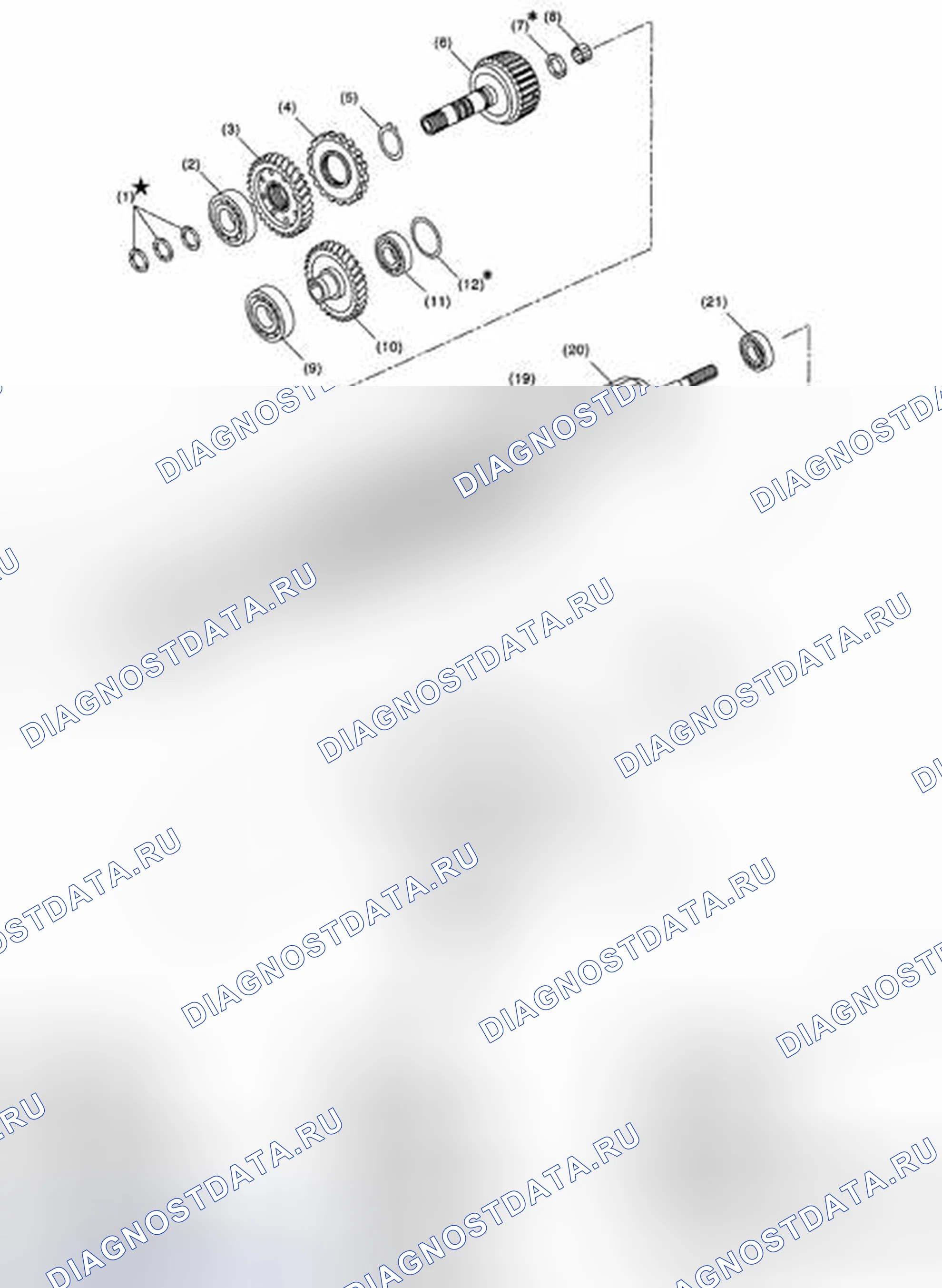 Рис. 566: СЛУЧАЙ ПЕРЕНОСА И РАСШИРЕНИЯ. Subaru Outback BR