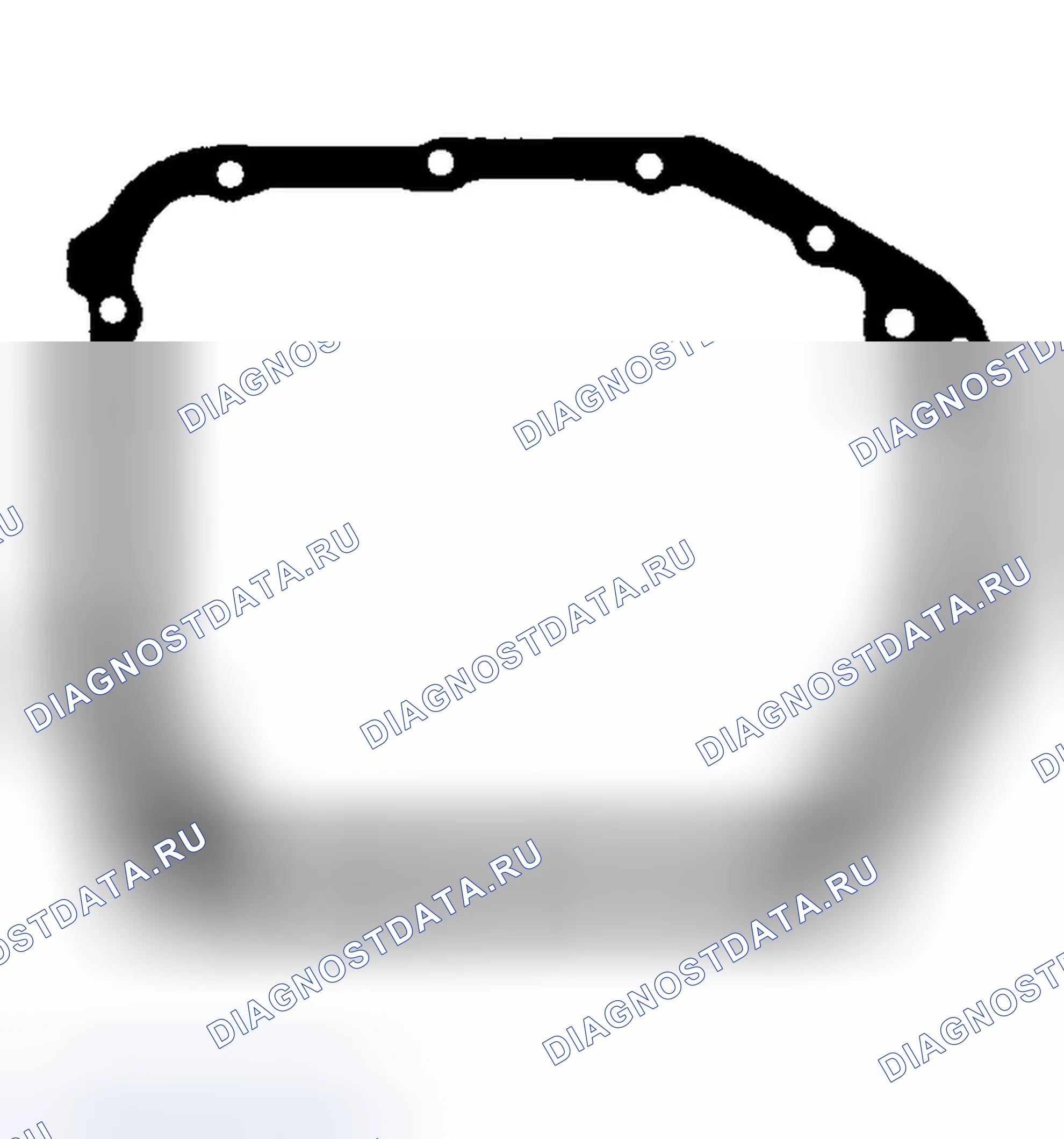 Рис. 161: Прокладка поддона Mitsubishi F4a33 и W4a33. Honda Civic VI