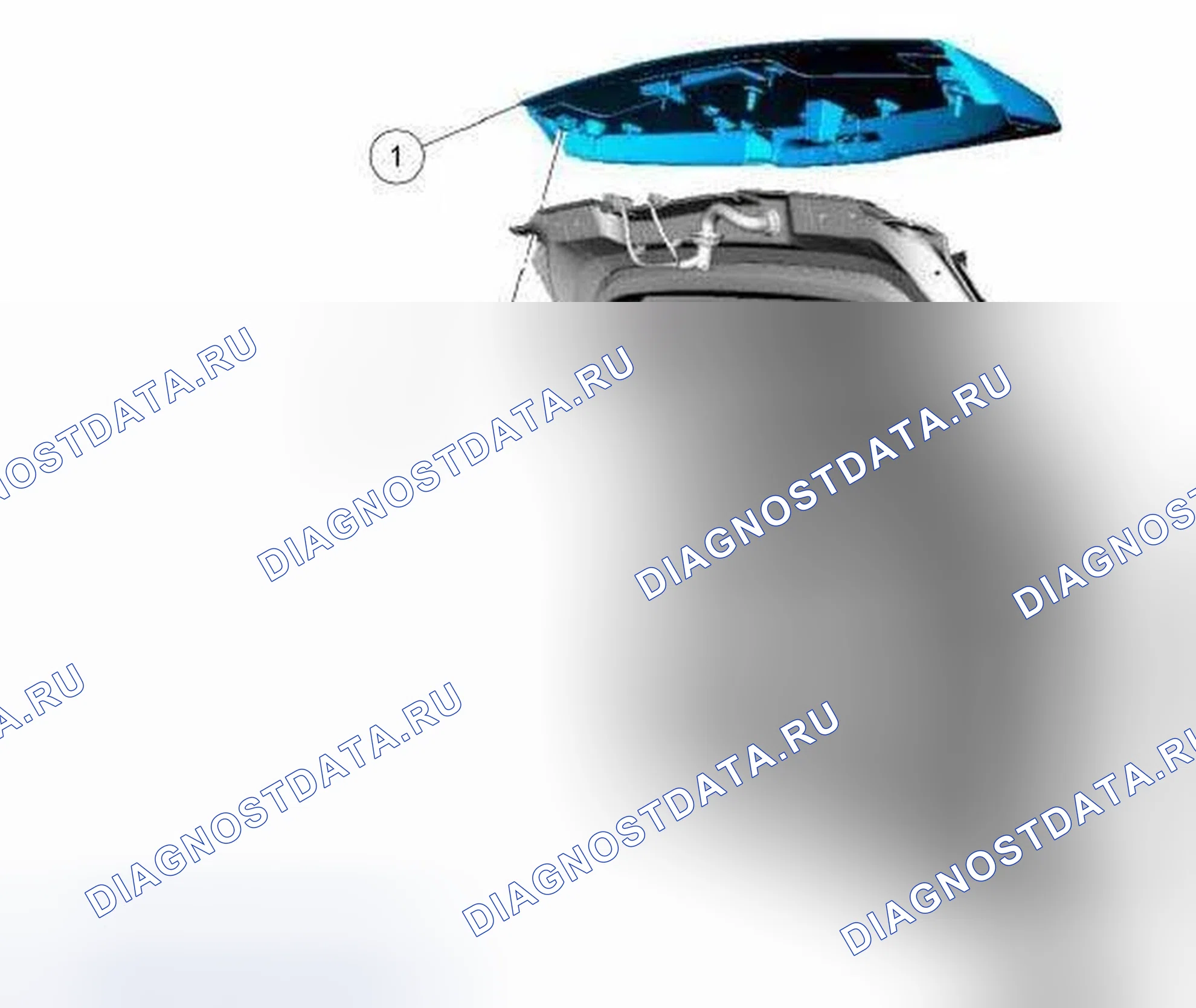 Рис. 46: Разнесенный вид. Ford Explorer V