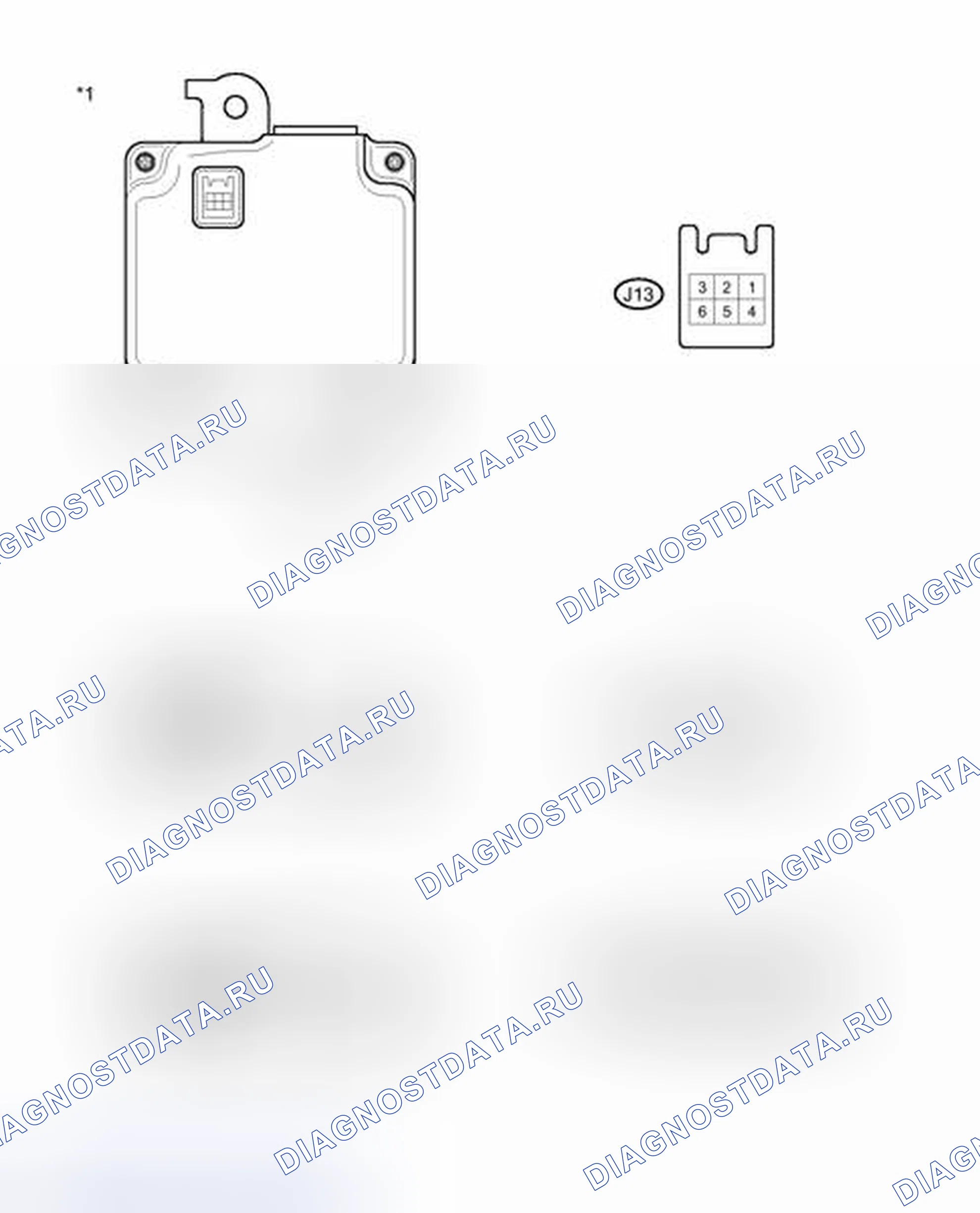 Рис. 414: КЛЕММЫ ЭБУ. Toyota Avalon XX40