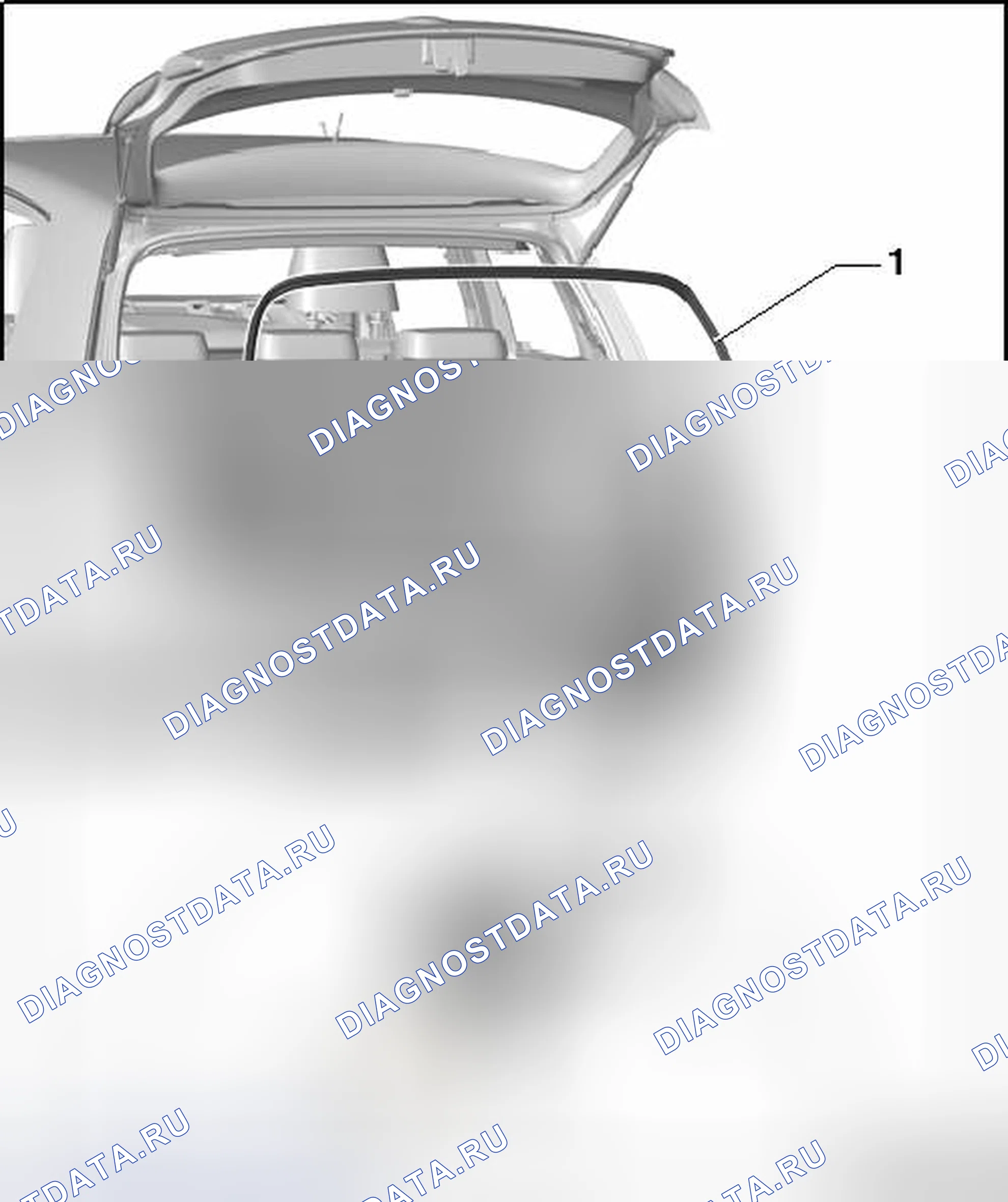 Рис. 99: УПЛОТНЕНИЕ ЗАДНЕЙ КРЫШКИ. Volkswagen Golf Mk6