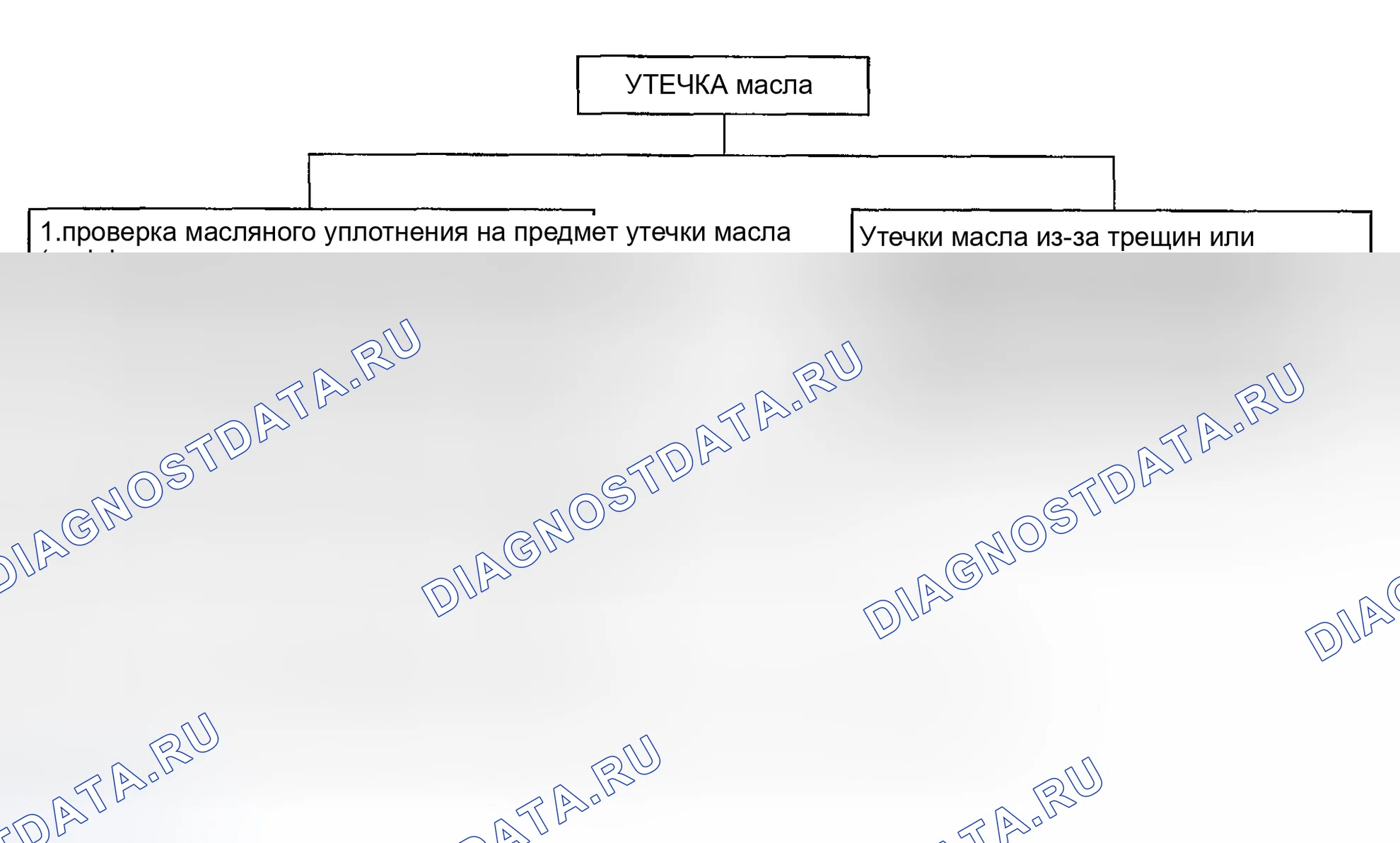 Рис. 14: УТЕЧКА масла. Kia Spectra I рестайлинг 2