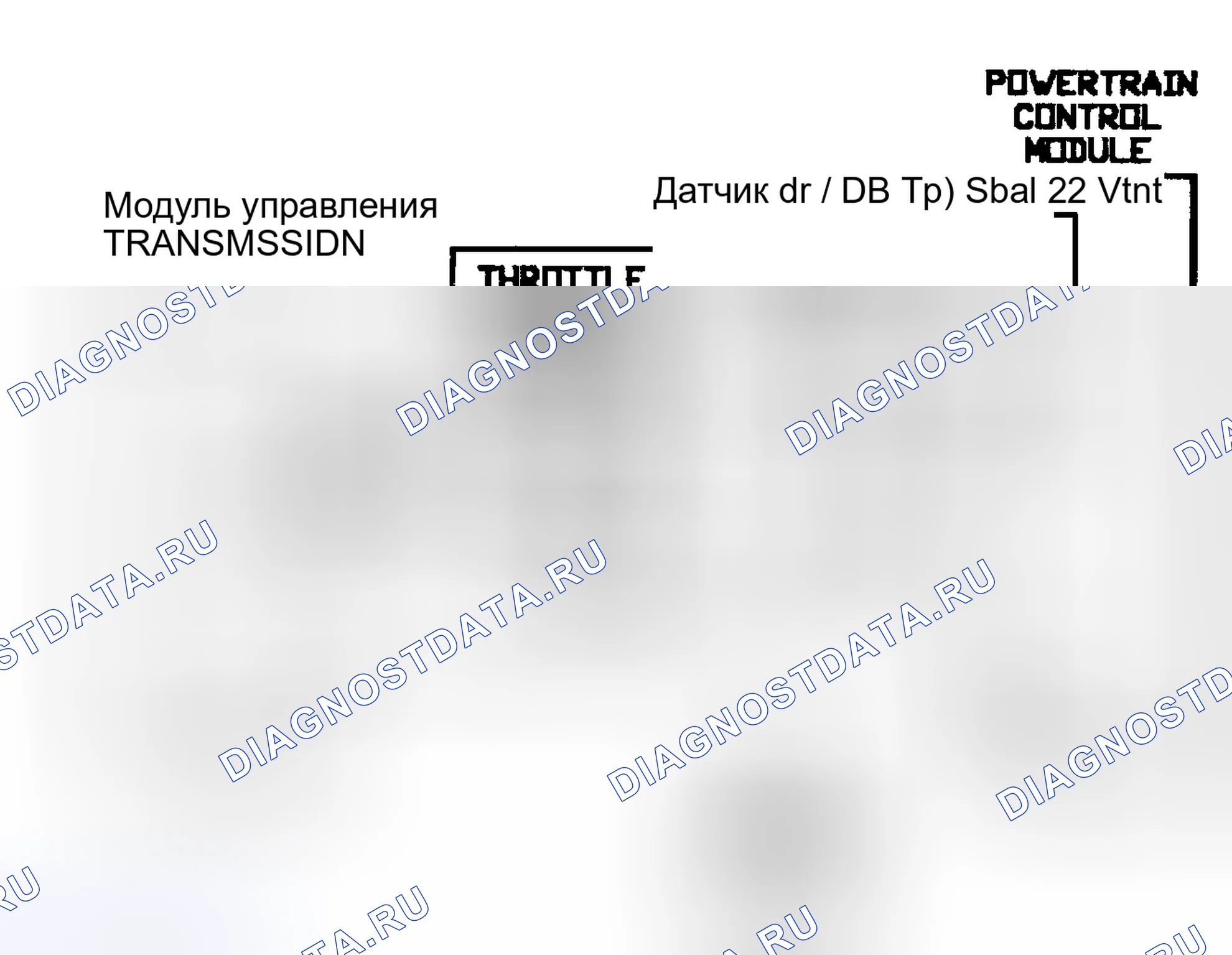 Рис. 186: Схема - Тест 14A. Plymouth Grand Voyager II