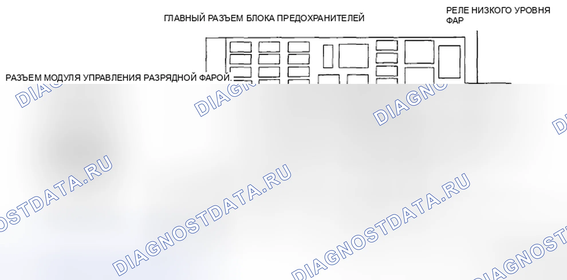 Рис. 68: Компоновка терминала. Honda CR-V II рестайлинг