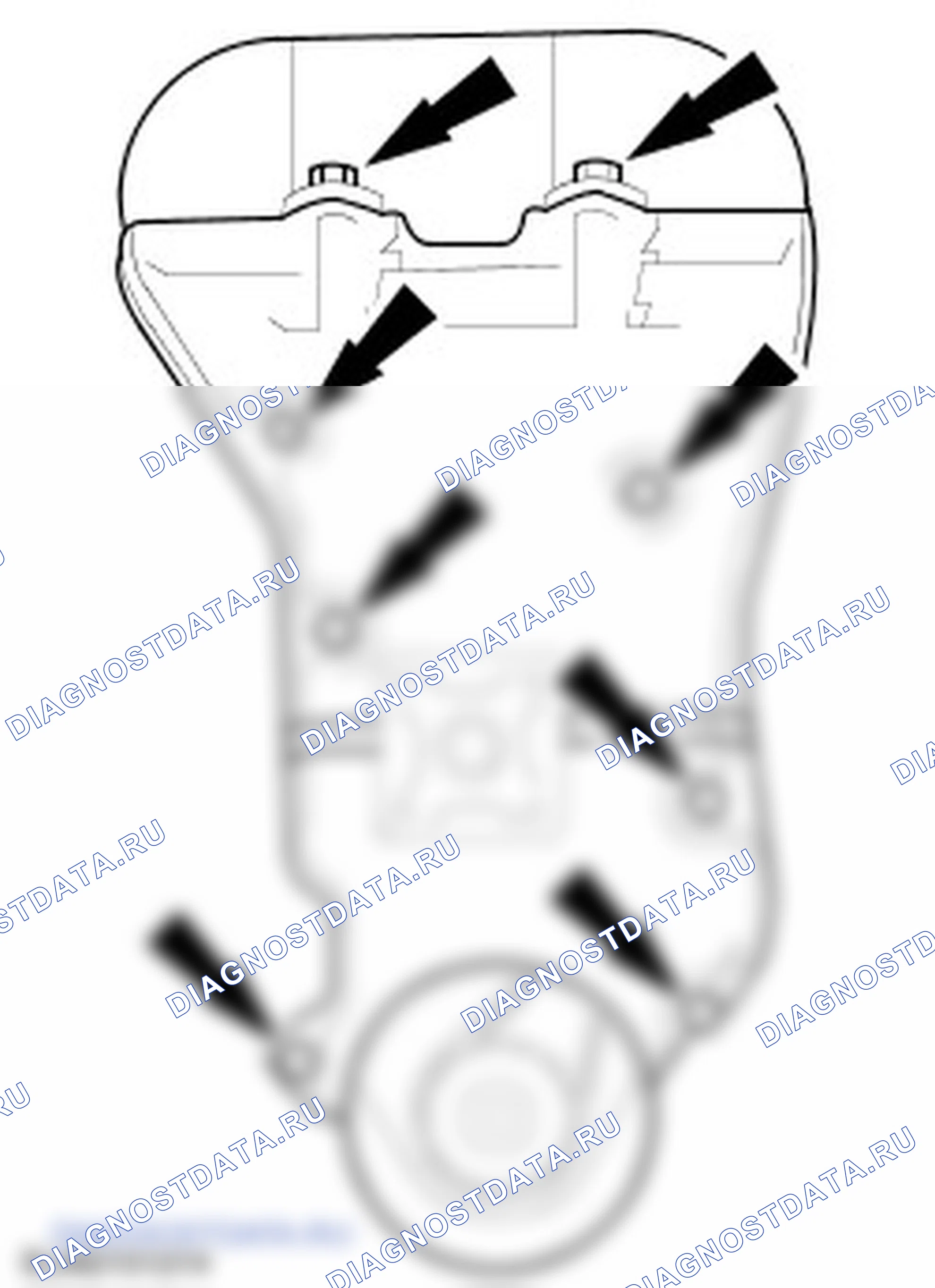 Разборка двигатель. Ford Mondeo II
