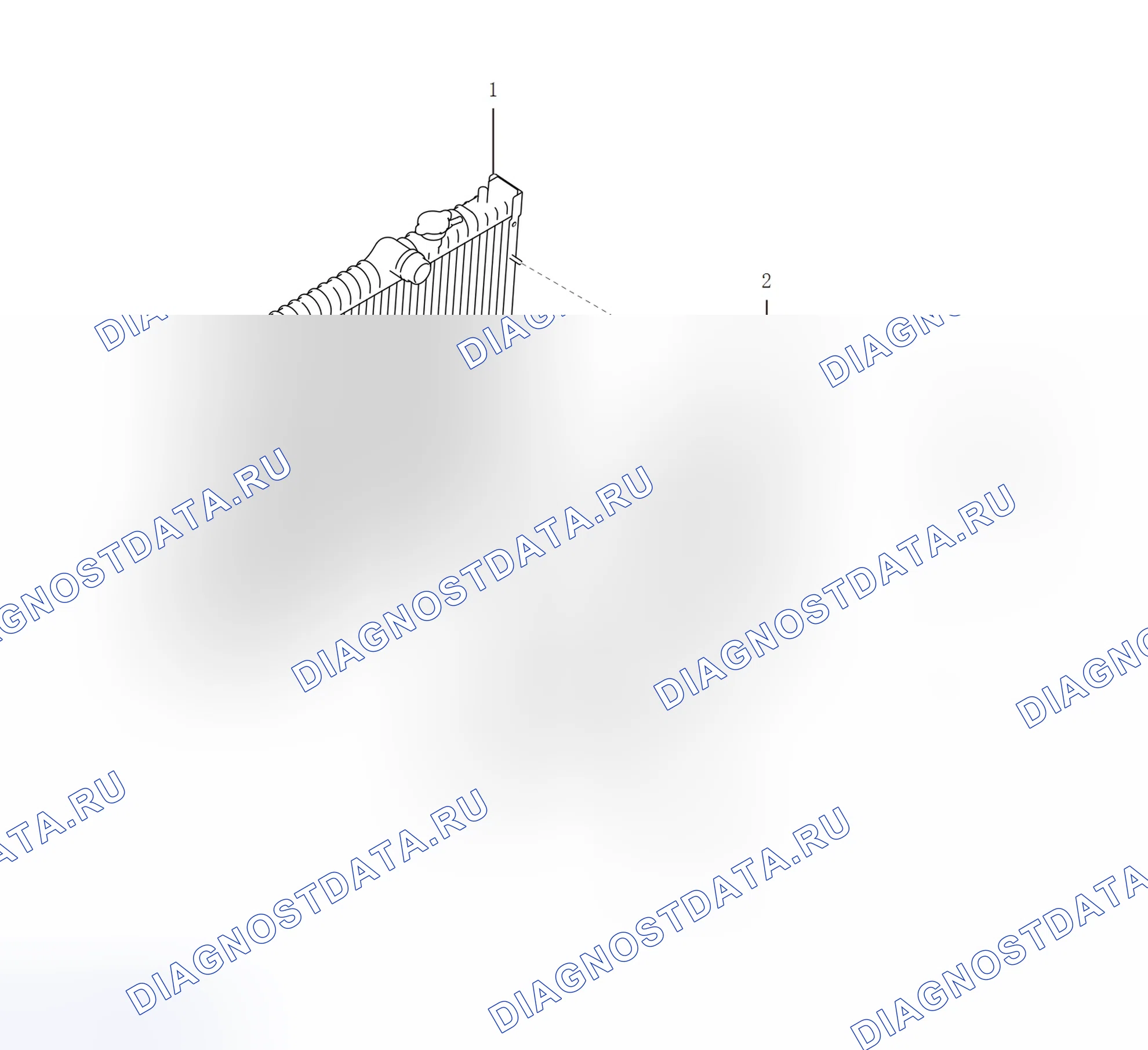 Схема расположения вентилятора радиатора — Great Wall Wingle-7. Great-Wall Wingle 7 I