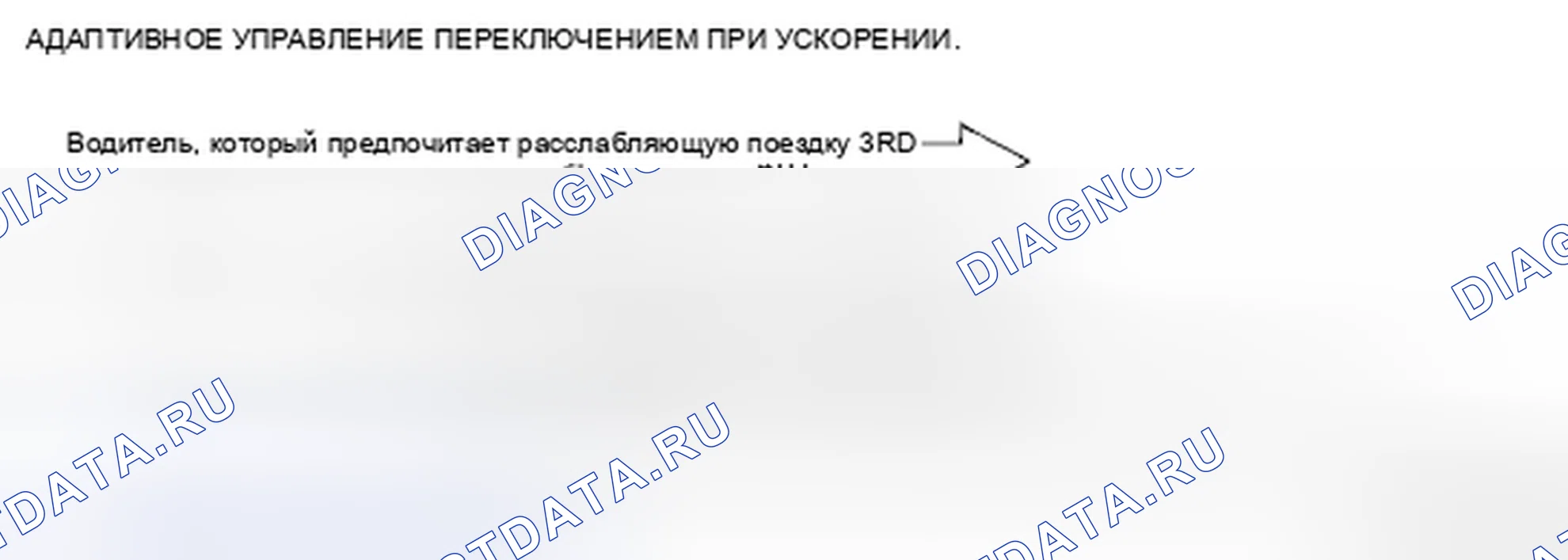 Рис. 416: АДАПТИВНОЕ УПРАВЛЕНИЕ ПЕРЕКЛЮЧЕНИЕМ. Mitsubishi Galant IX рестайлинг
