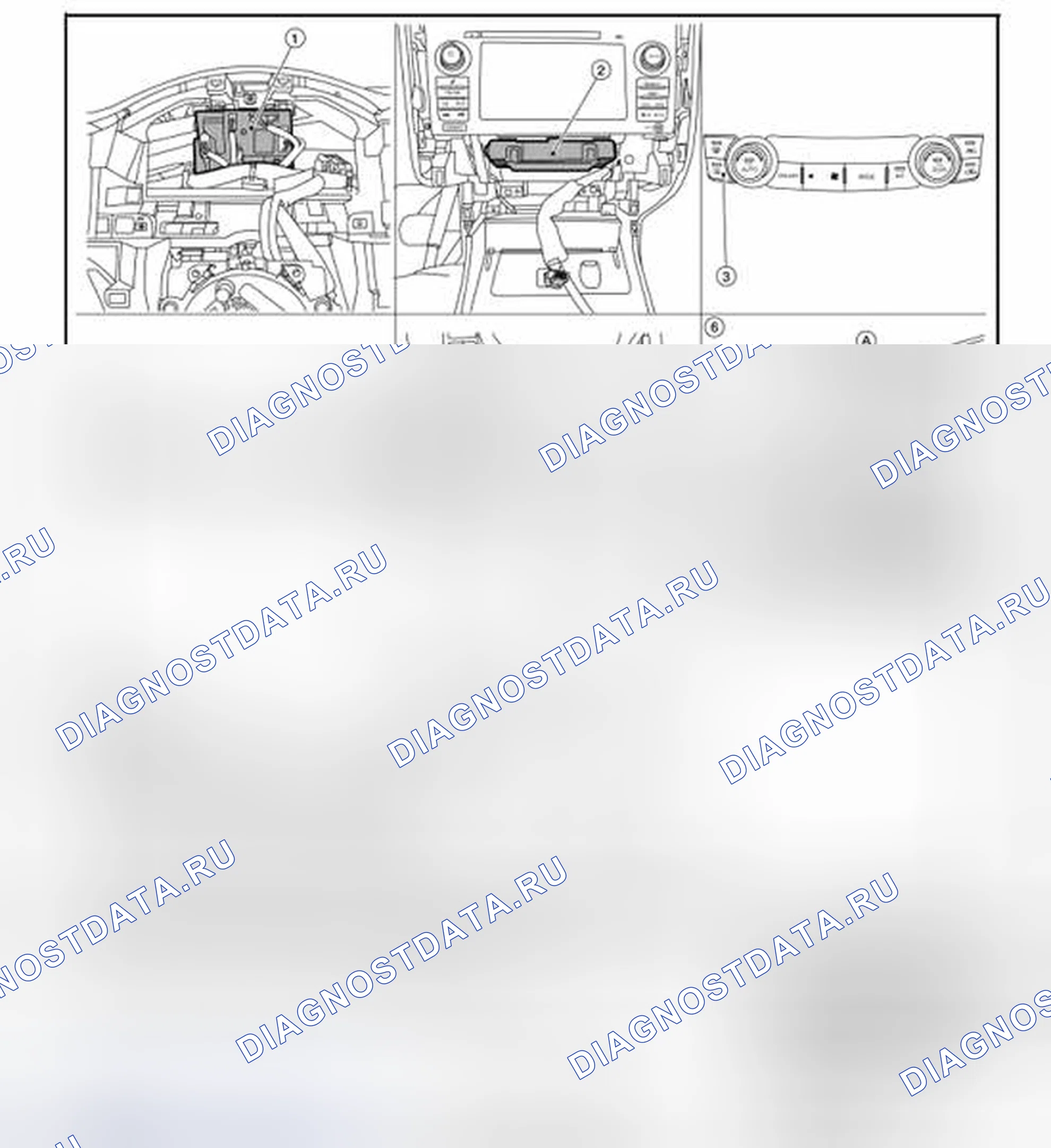 Рис. 8: Расположение компонентов. Nissan Altima L33