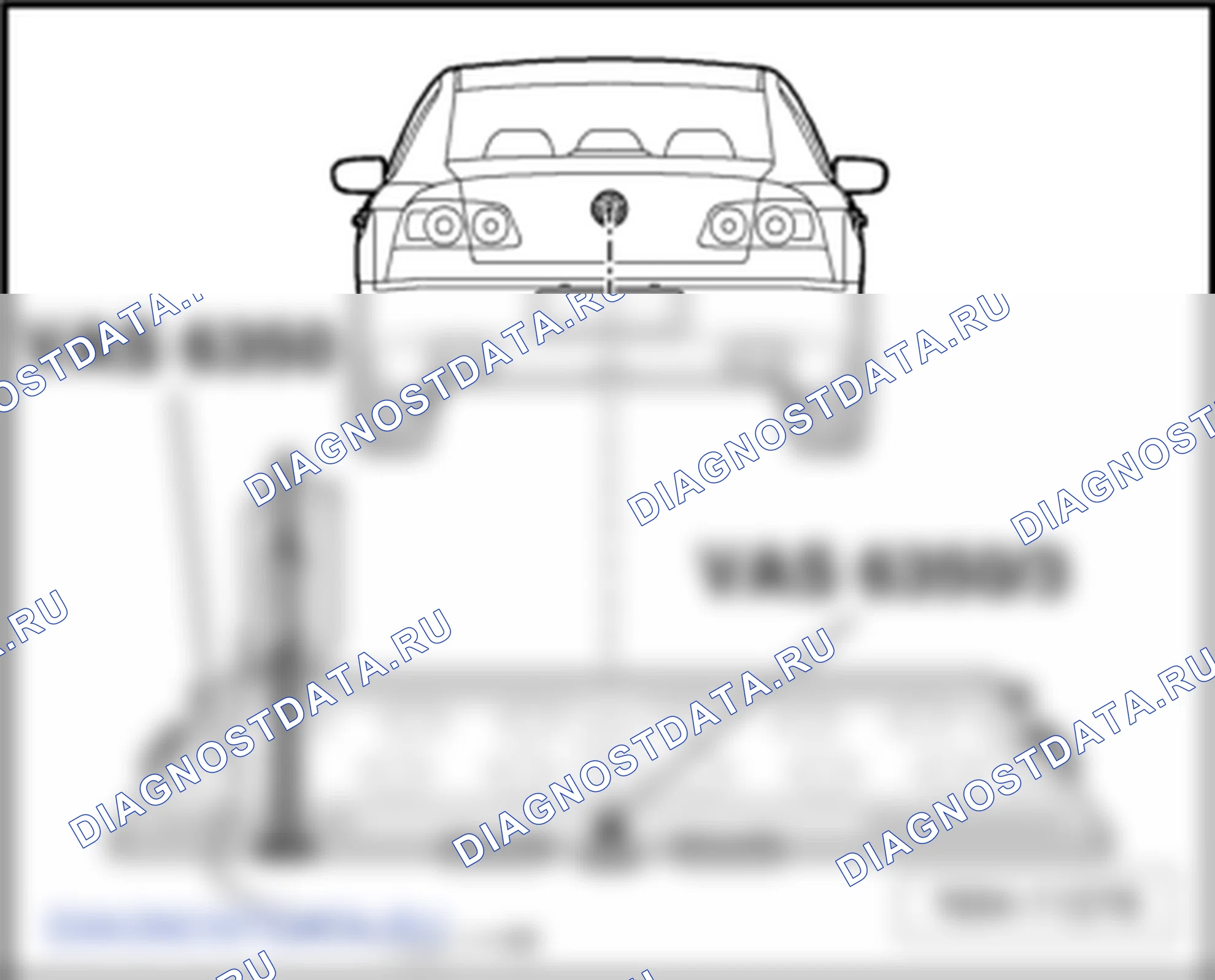 Ассистент смены полосы движения Side Scan. Volkswagen Phaeton I