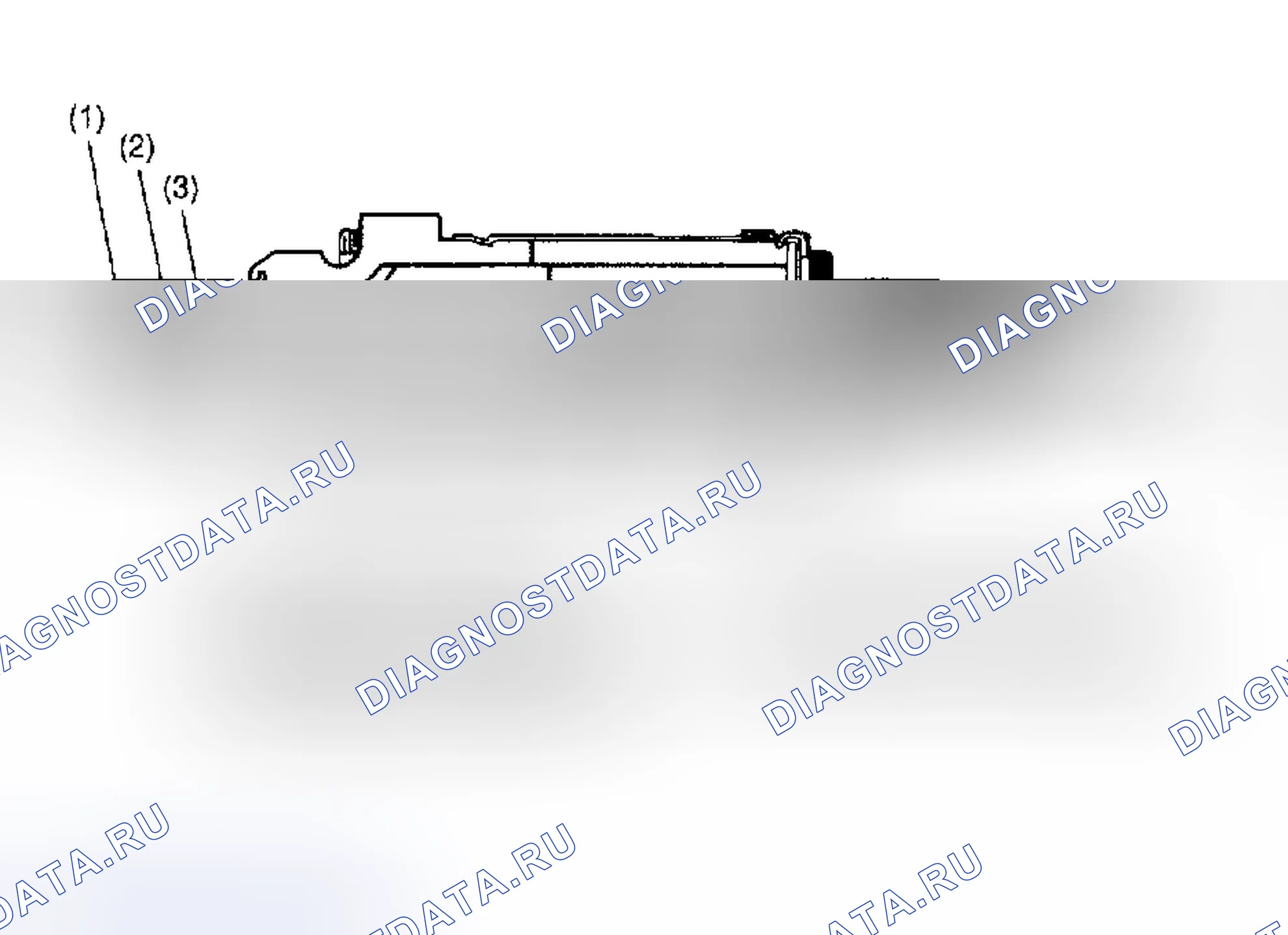 Рис. 34: Задний датчик кислорода (A/F). Subaru Impreza WRX GD/GG рестайлинг