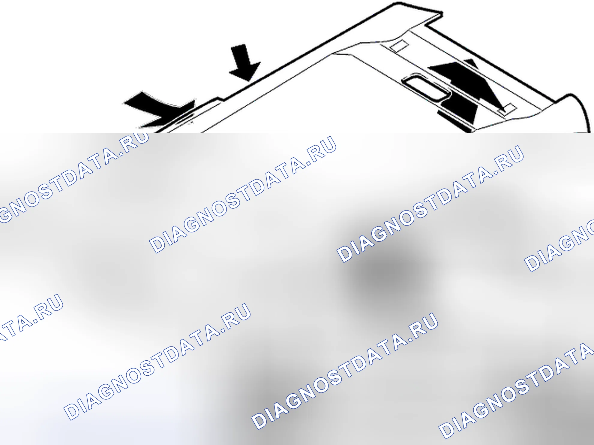 Рис. 56: Установка верхнего строения. Volvo V40 I рестайлинг
