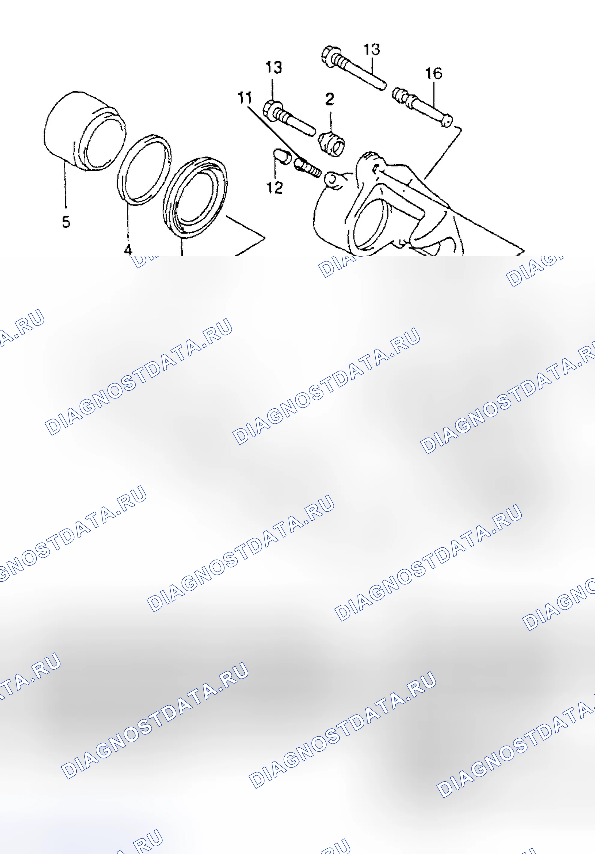 Рис. 5: Демонтаж и монтаж. Suzuki Vitara I
