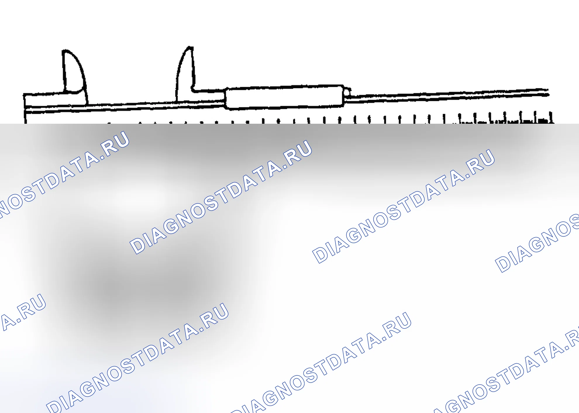 Рис. 680: Клапан - длина без пружины. Mazda Flair II