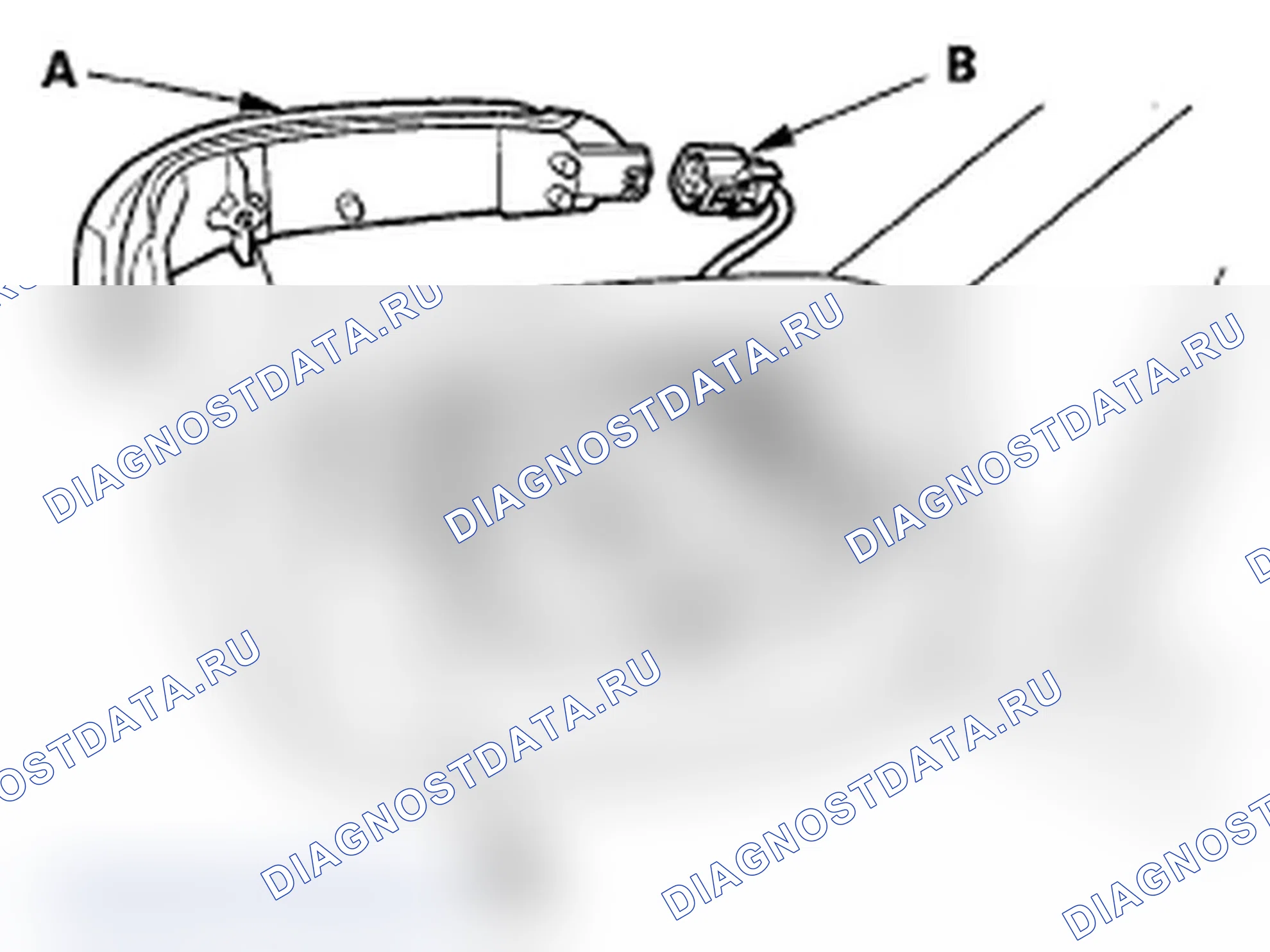 Рис. 7: Замена сигнальной лампы бокового поворота. Acura MDX II