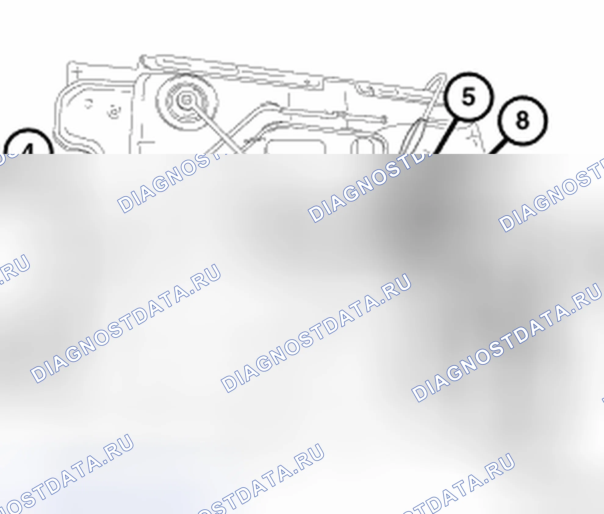 Рис. 73: ДЕМОНТАЖ. Chrysler Town & Country V