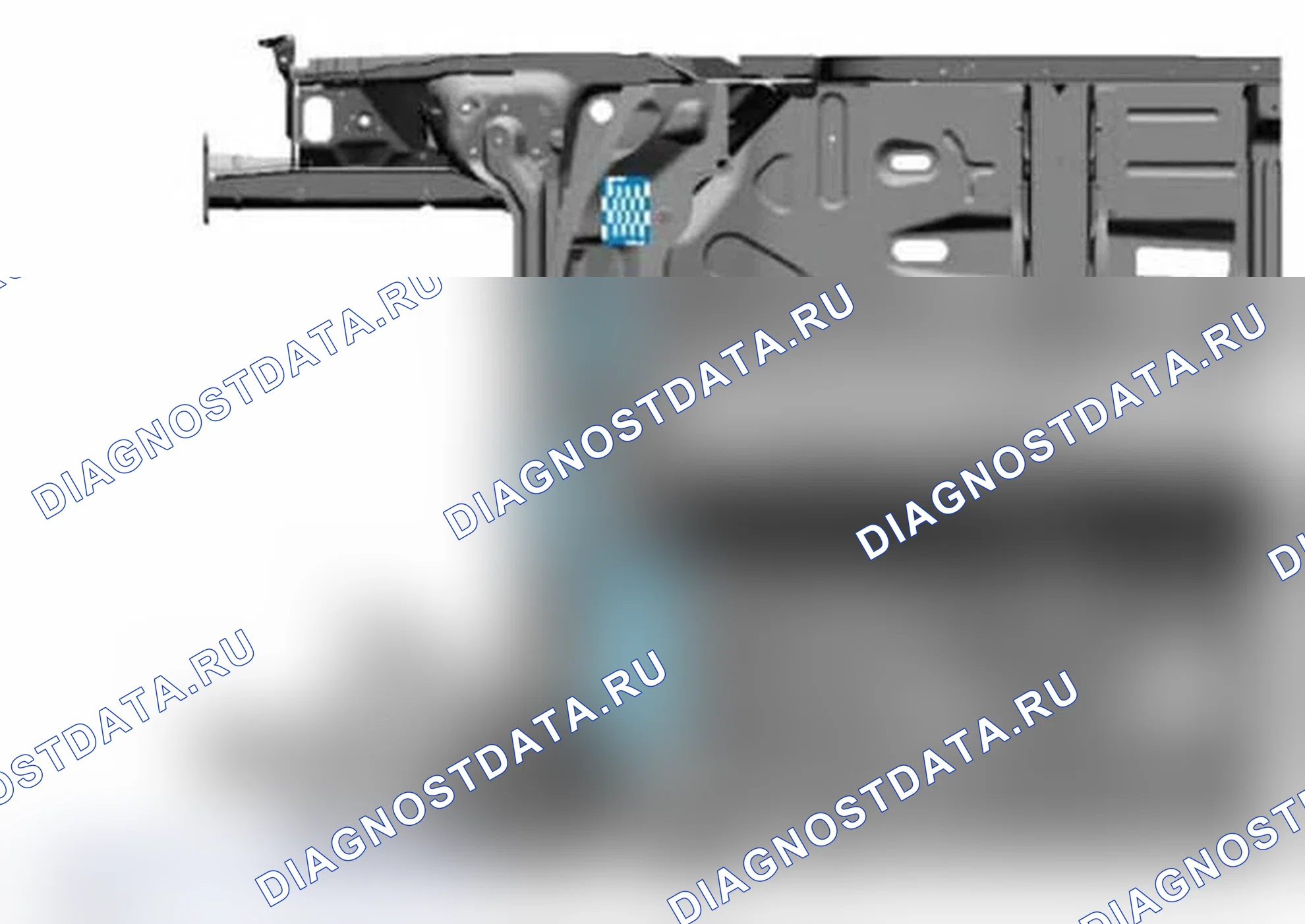 Рис. 159: Панель капота. Ford Focus III