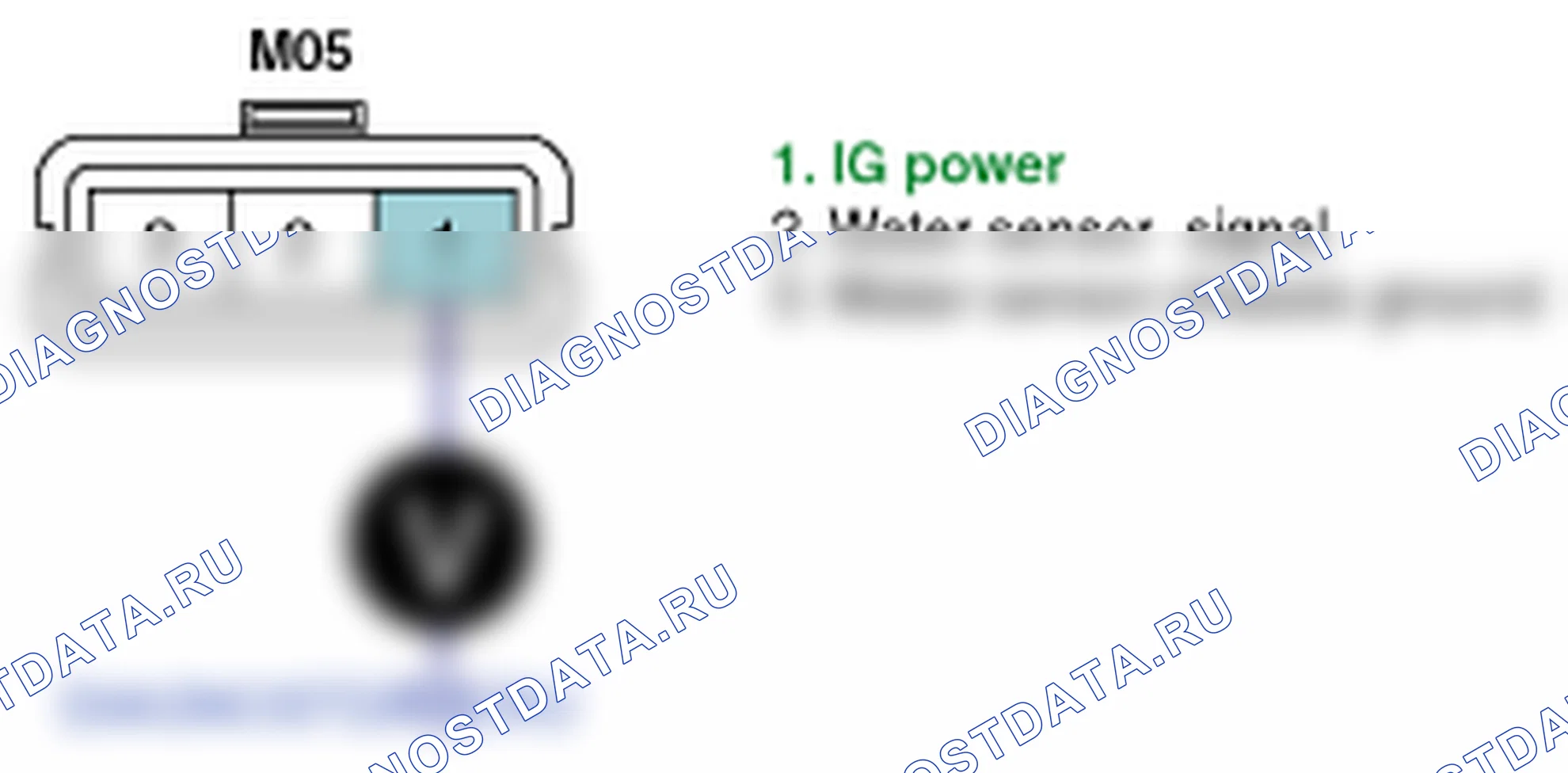 Контроль проводов — P2264. Kia Sorento BL