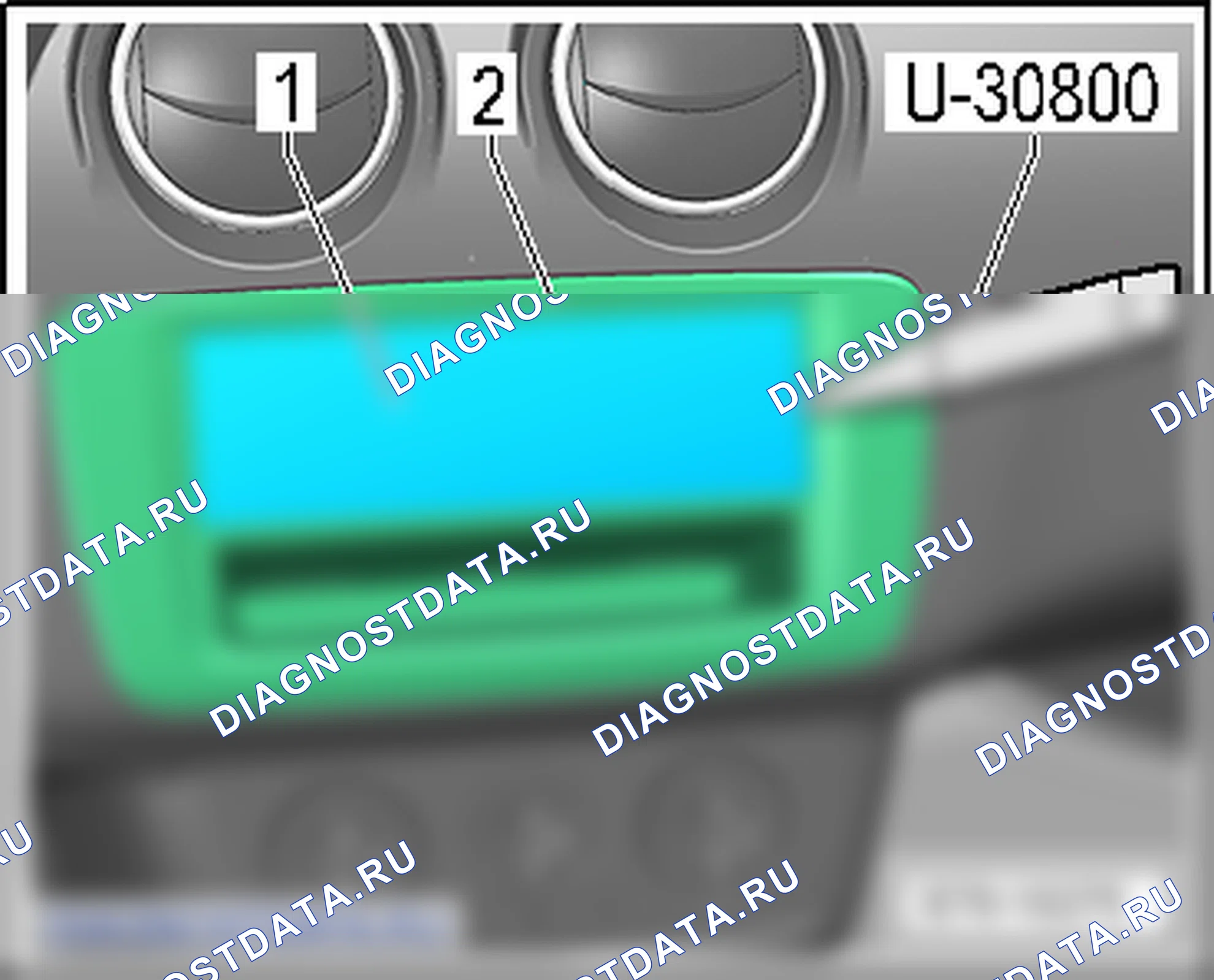 Передняя панель. SEAT Ibiza IV