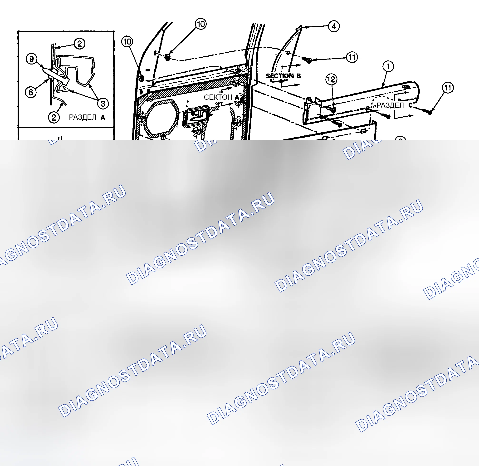 Рис. 1: Установка. Ford Pickup F350 