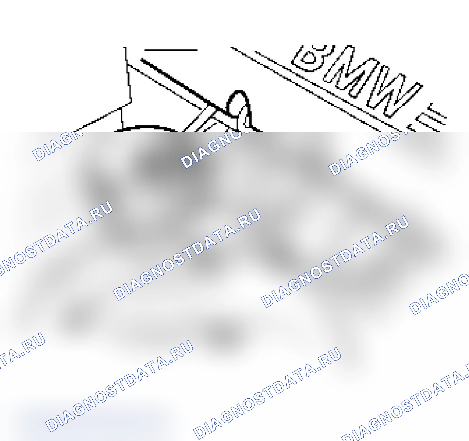 Рис. 12: 13 00 002 Проверка функции цифровой электроники двигателя (DME). BMW M3 E46
