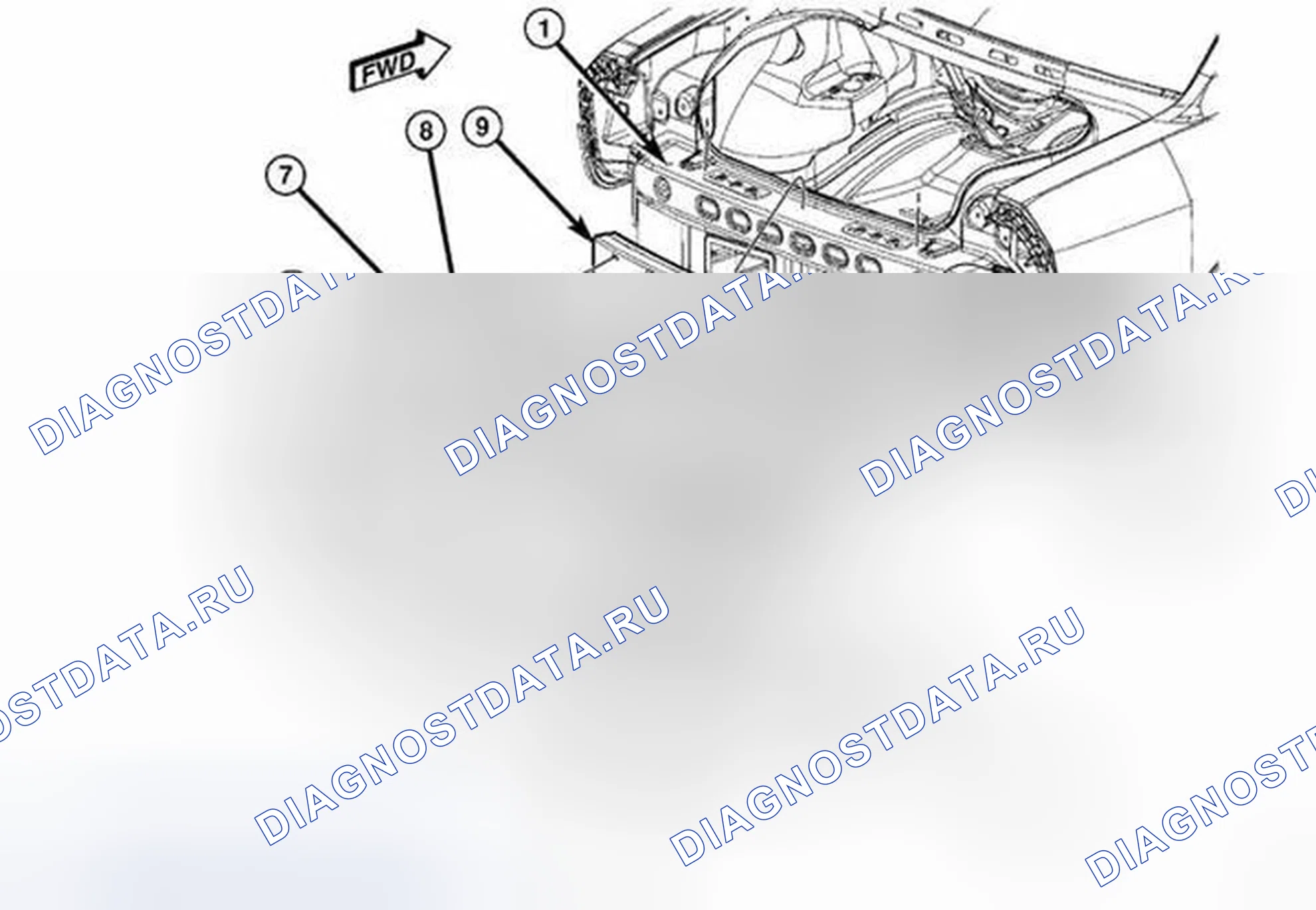 Рис. 18: ДЕМОНТАЖ. Dodge Challenger III