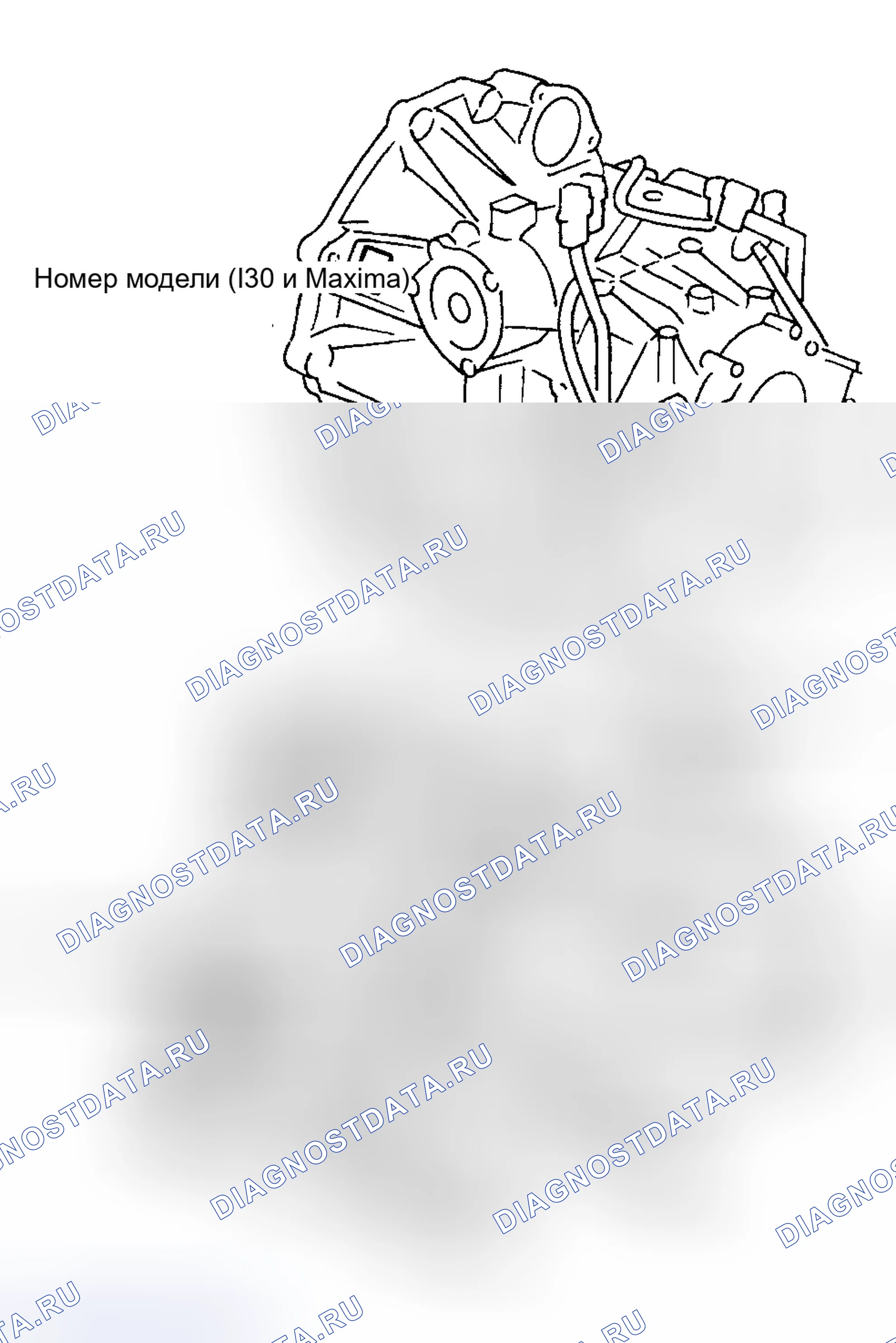 Рис. 93: ИДЕНТИФИКАЦИЯ. Infiniti I30 II