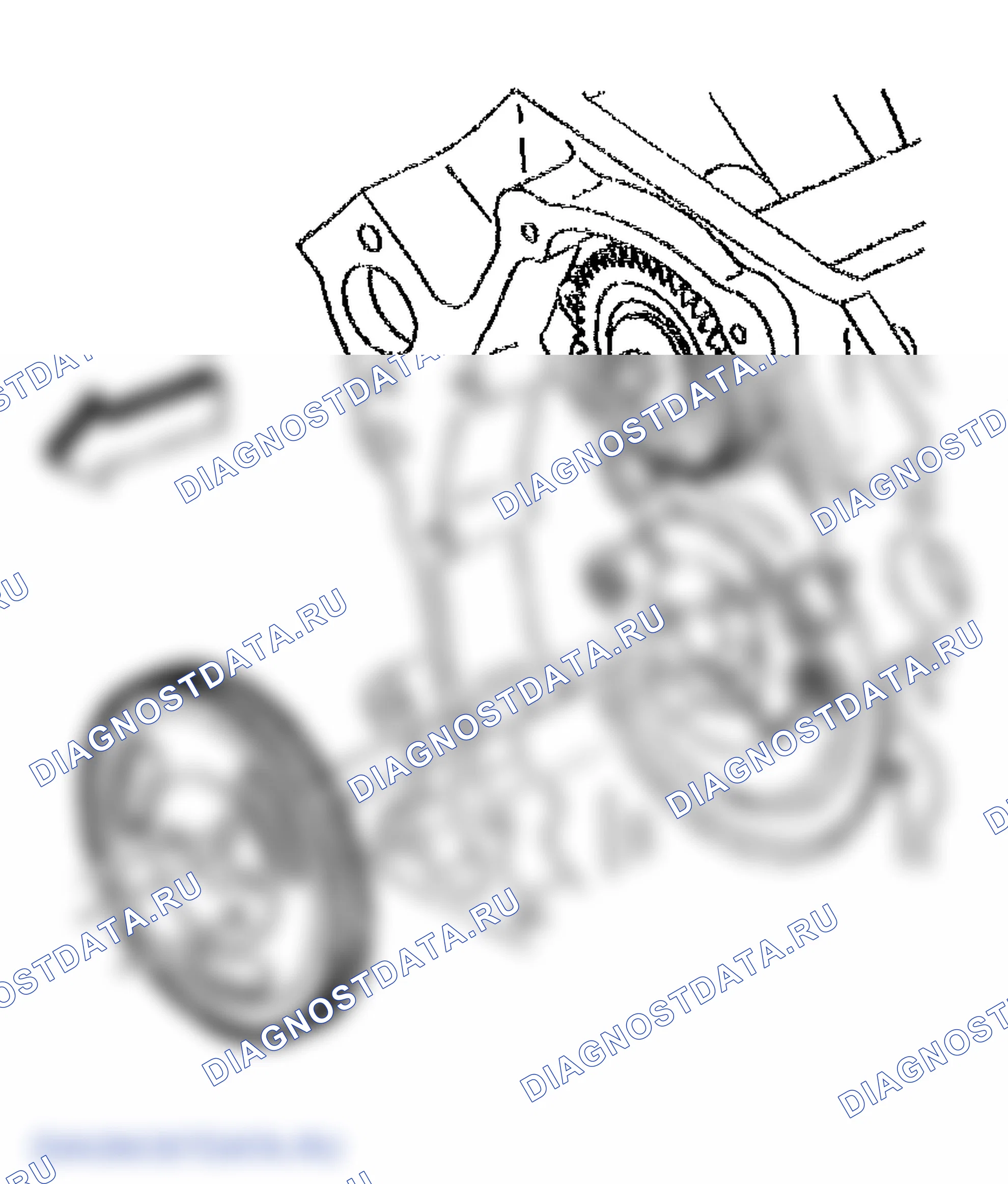 Рис. 547: Порядок демонтажа. GMC Sierra 1500 HD 