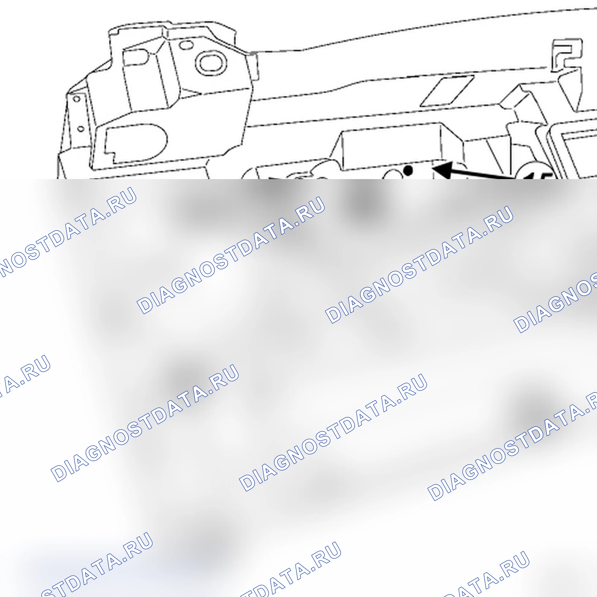 Снятие фронтальной подушки безопасности пассажира. Renault Kangoo II-BeBop