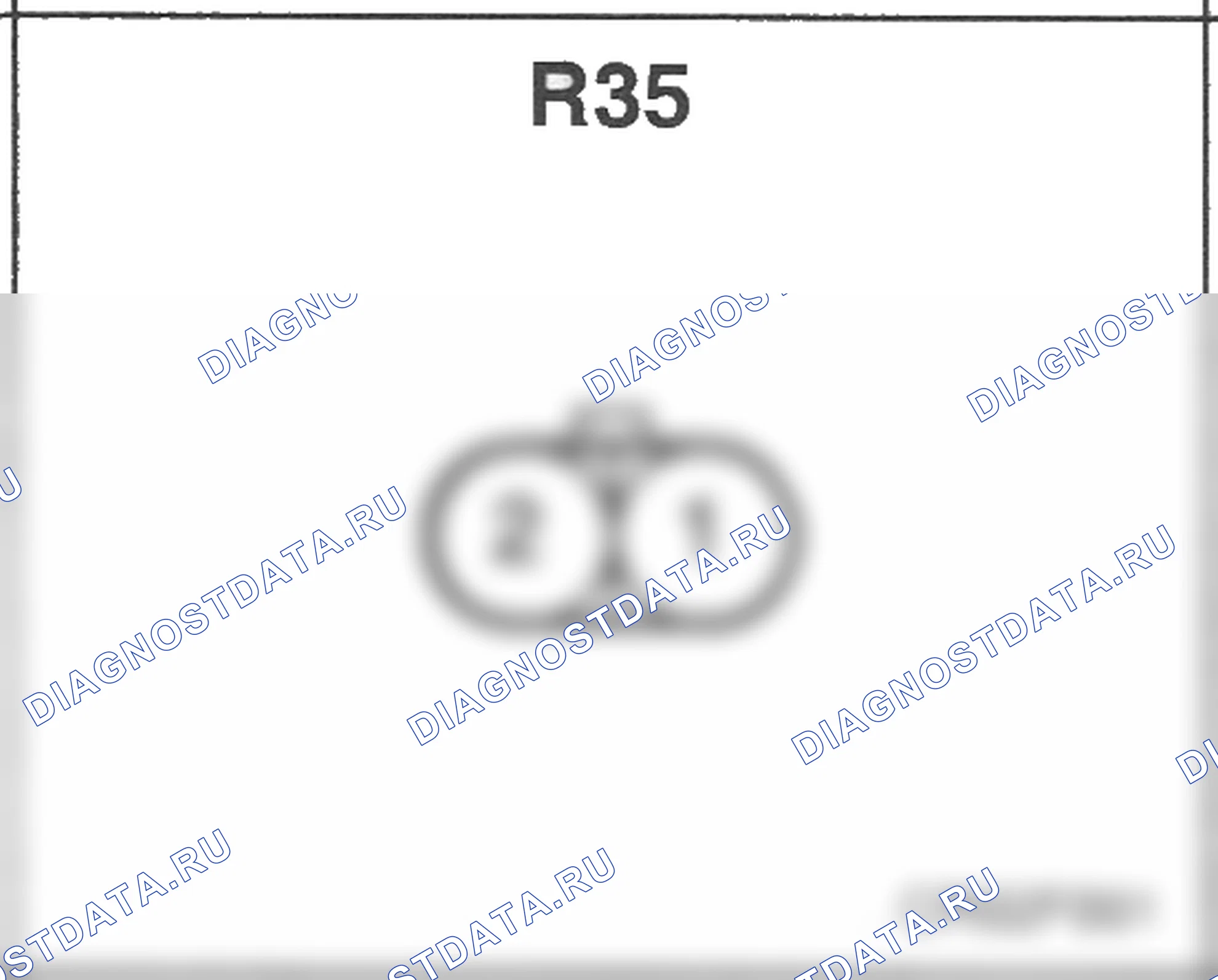 Распиновка разъёма R35 — заднего жгута. Hyundai Accent LC