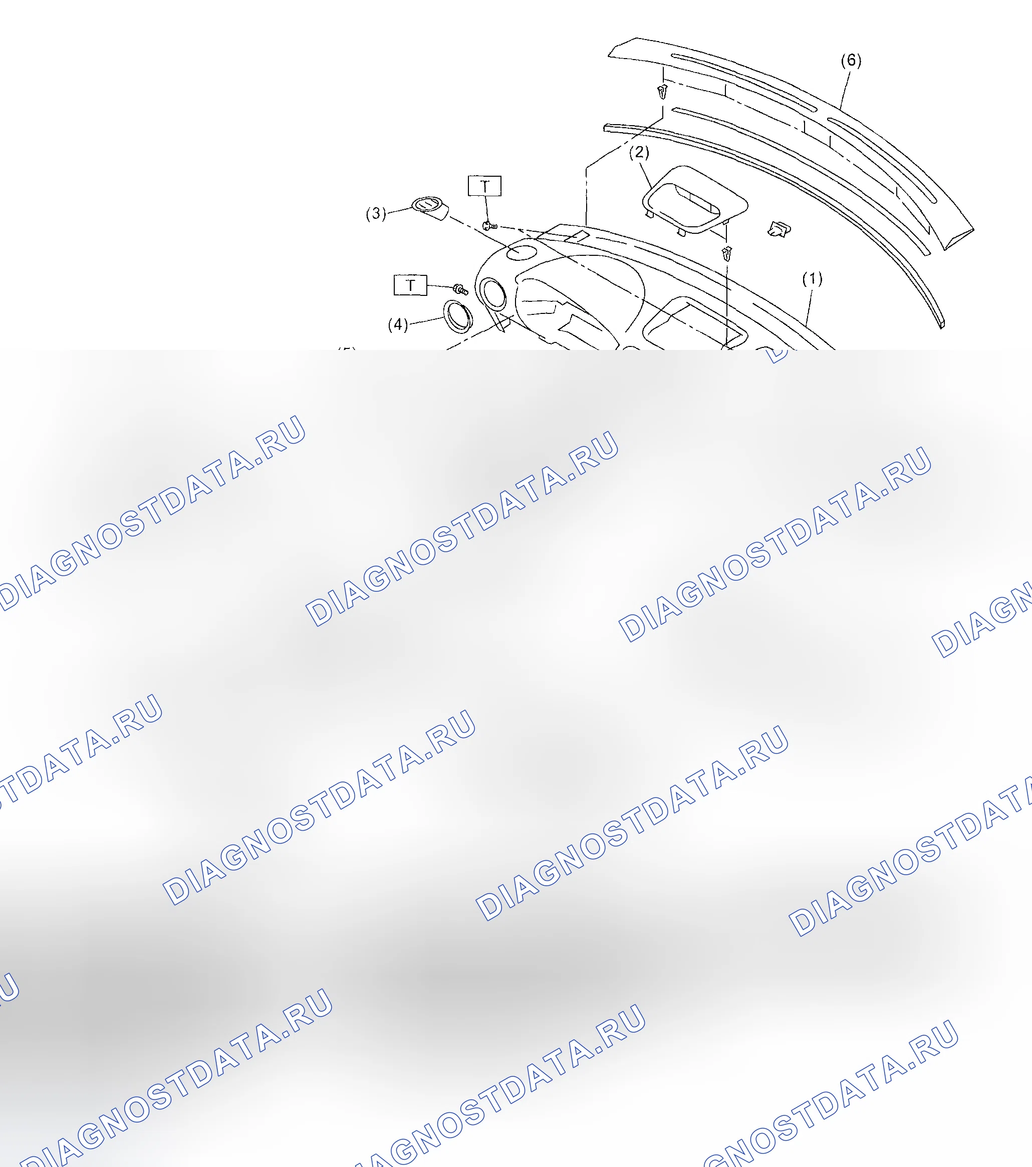 Рис. 14: ПАНЕЛЬ ПРИБОРОВ. Subaru Impreza WRX GD/GG рестайлинг