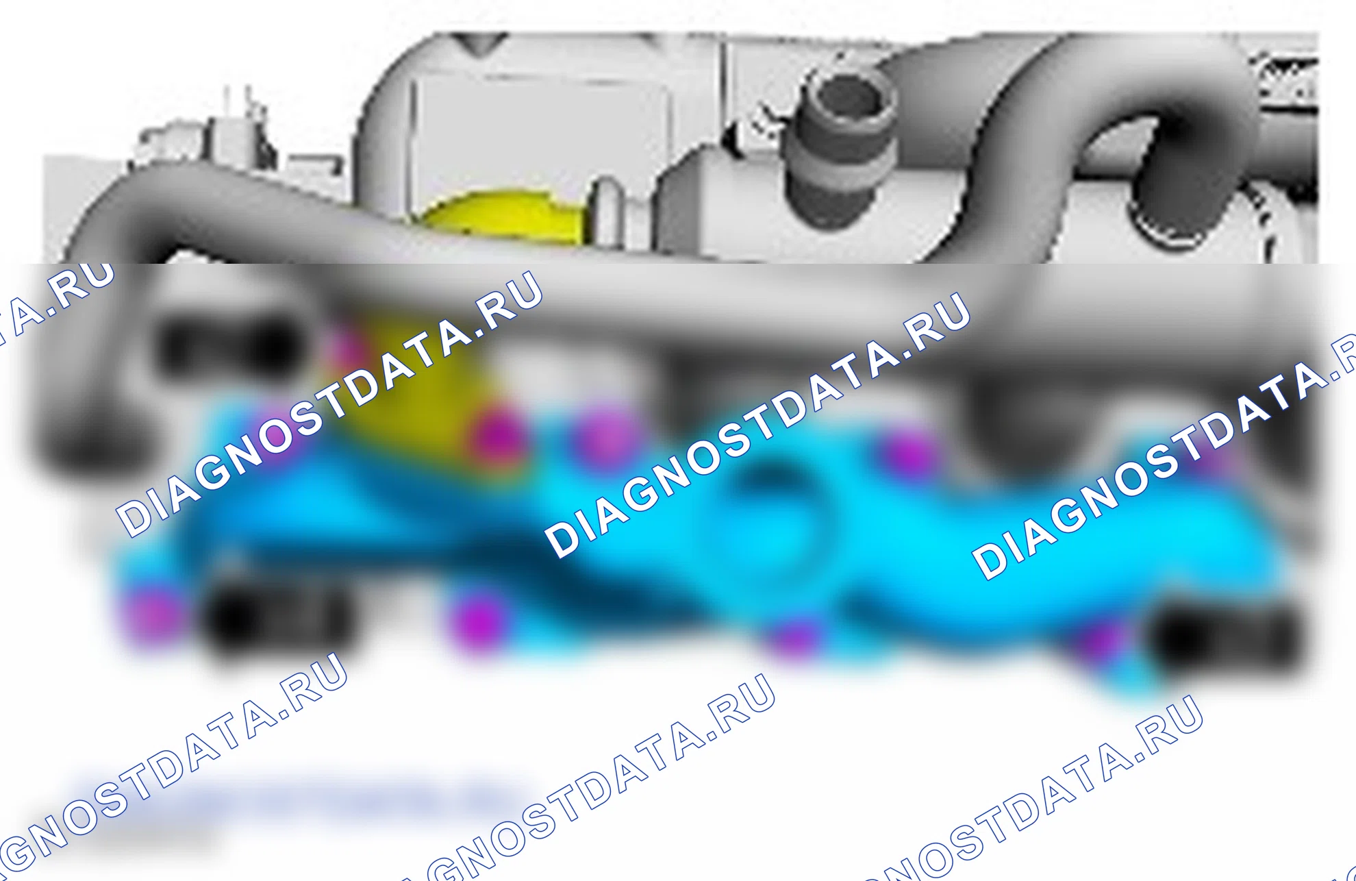 Разборка узла головки цилиндров. Ford Transit Connect I