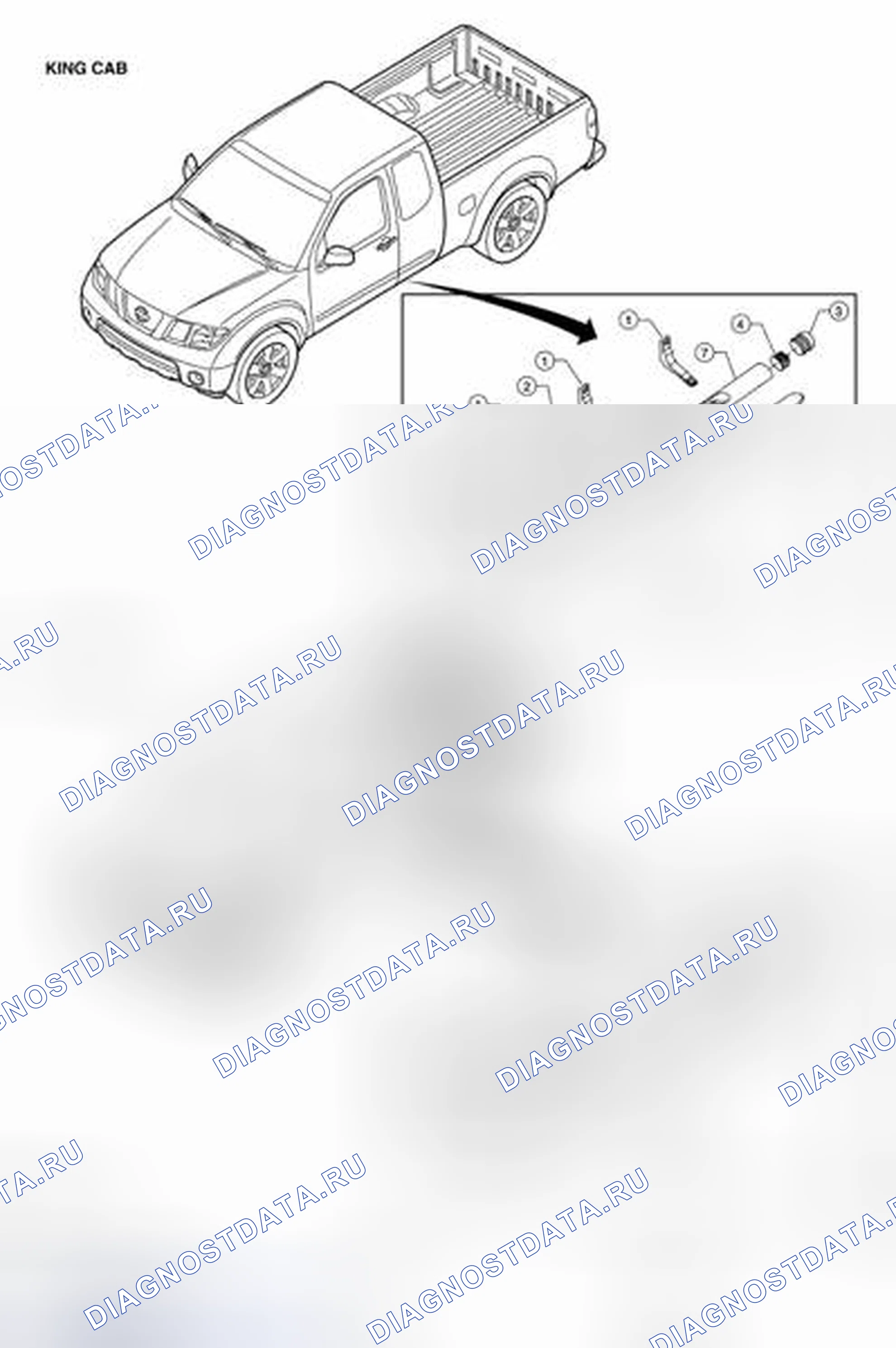 Рис. 10: Идентификация компонентов рабочих плат. Nissan Frontier D40
