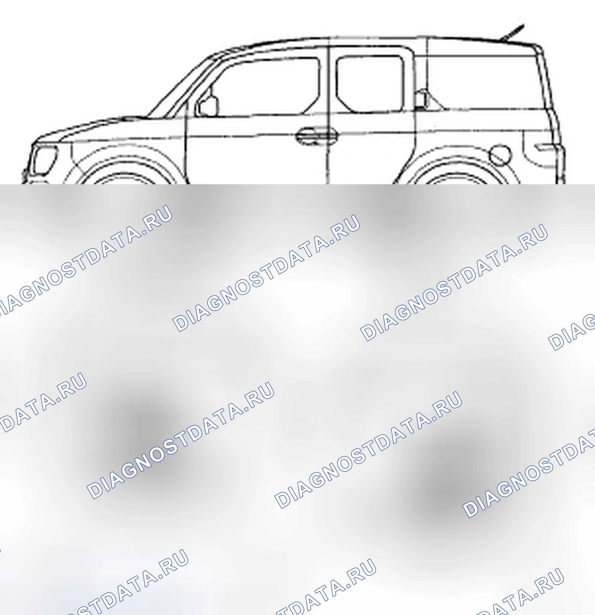 Рис. 27: Подъем транспортного средства. Honda Element YH2 рестайлинг 2
