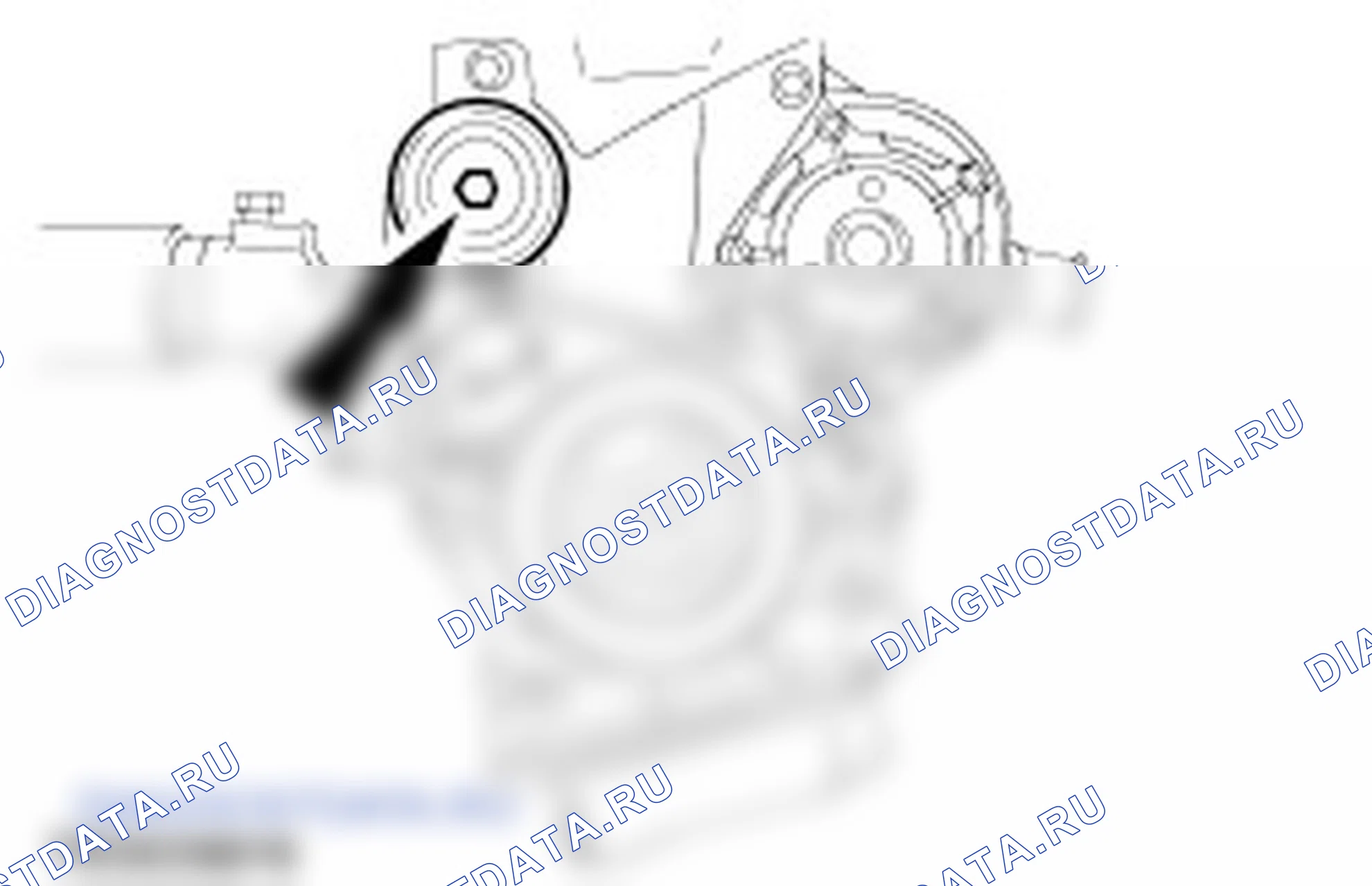 Разборка двигателя. Ford Transit Connect I