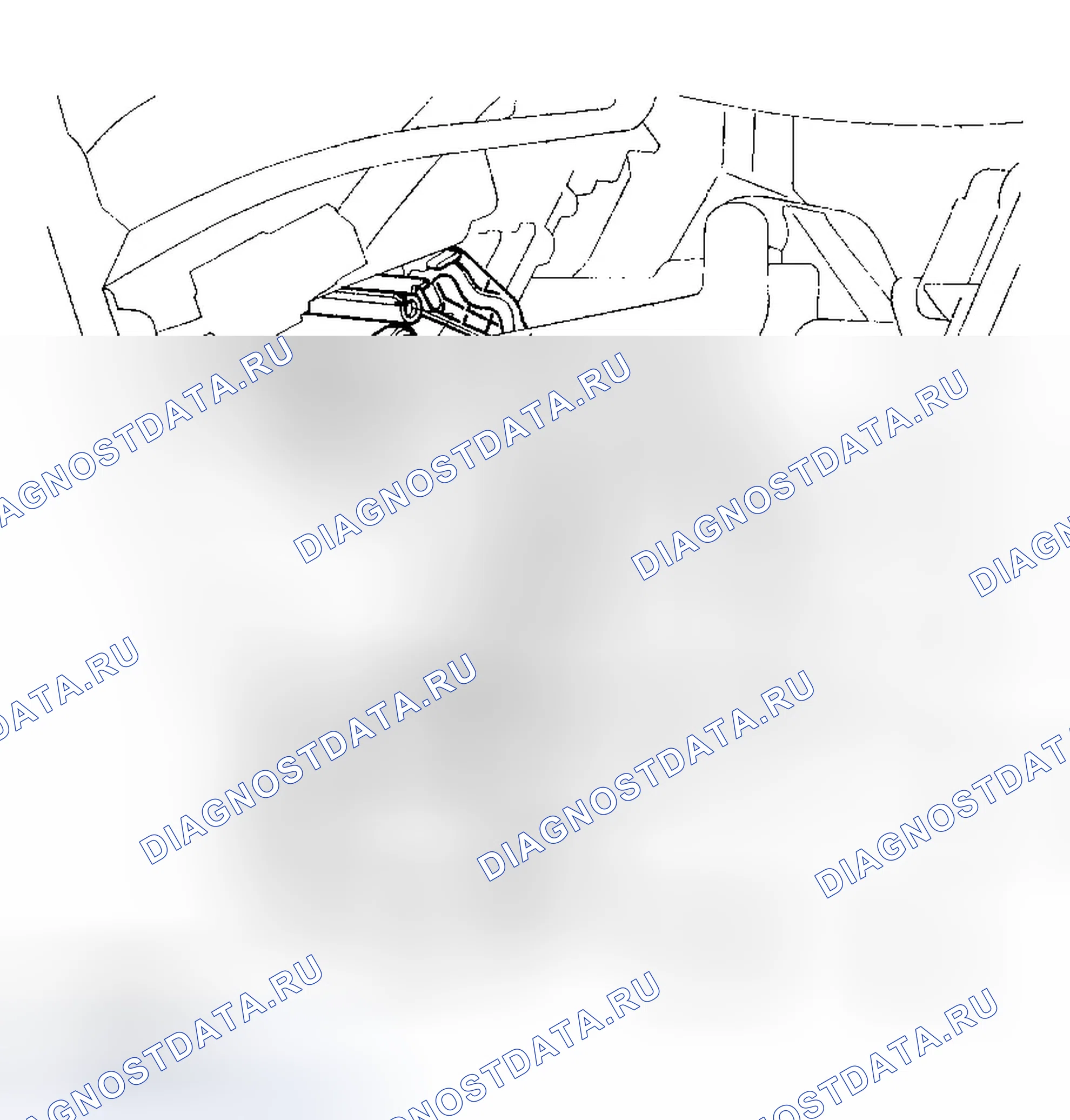 Рис. 49: Замена двигателя управления режимом. Honda Ridgeline I