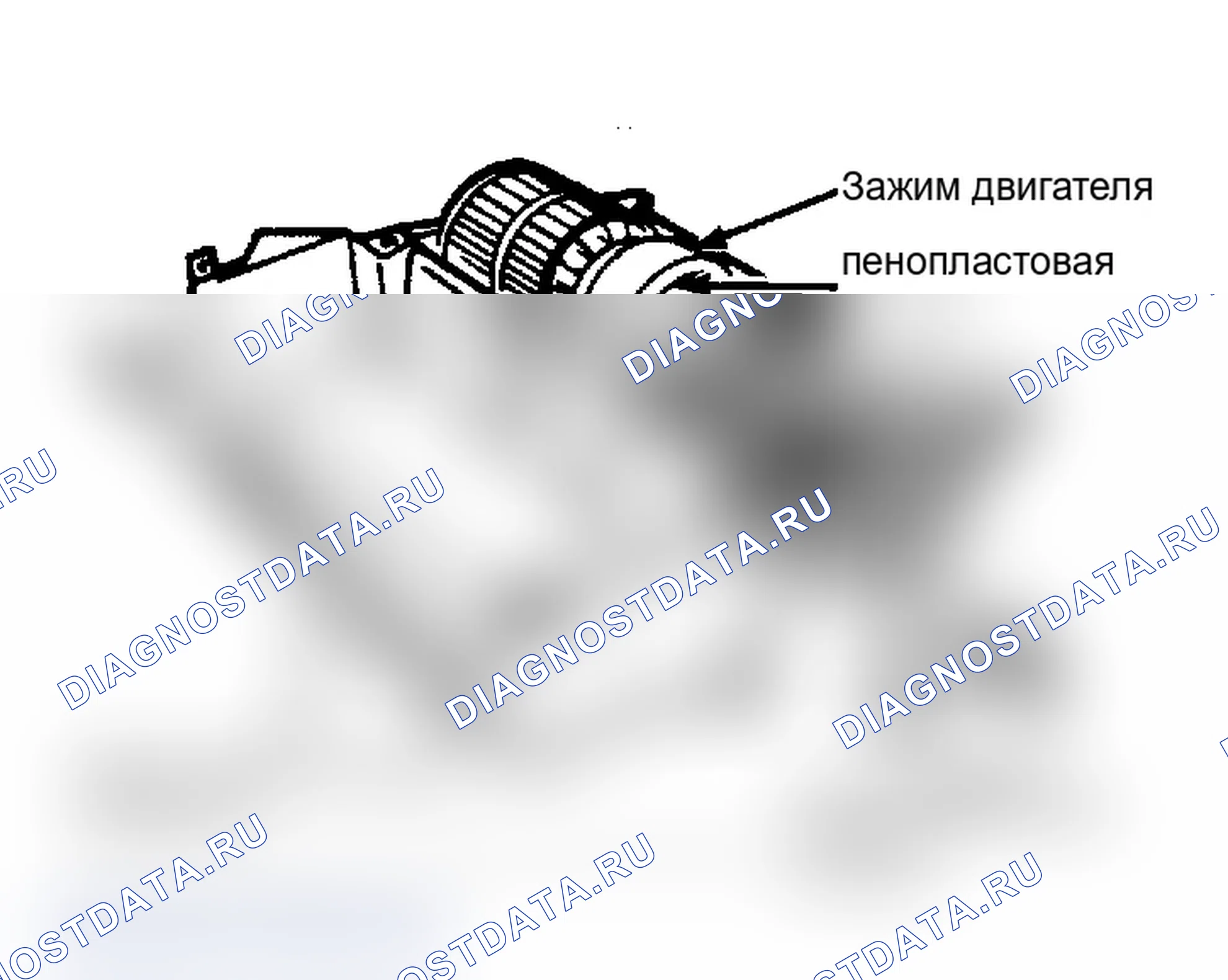 Рис. 9: Установка колес двигателя вспомогательной воздуходувки (вращайте колеса, чтобы убедиться, что они не трутся о корпус.). Chevrolet Cab & Chassis K30 