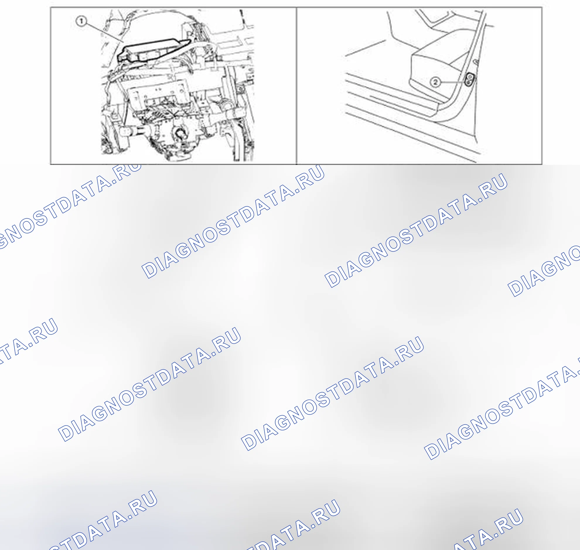 Рис. 70: Расположение компонентов - седан. Nissan Altima L32 рестайлинг