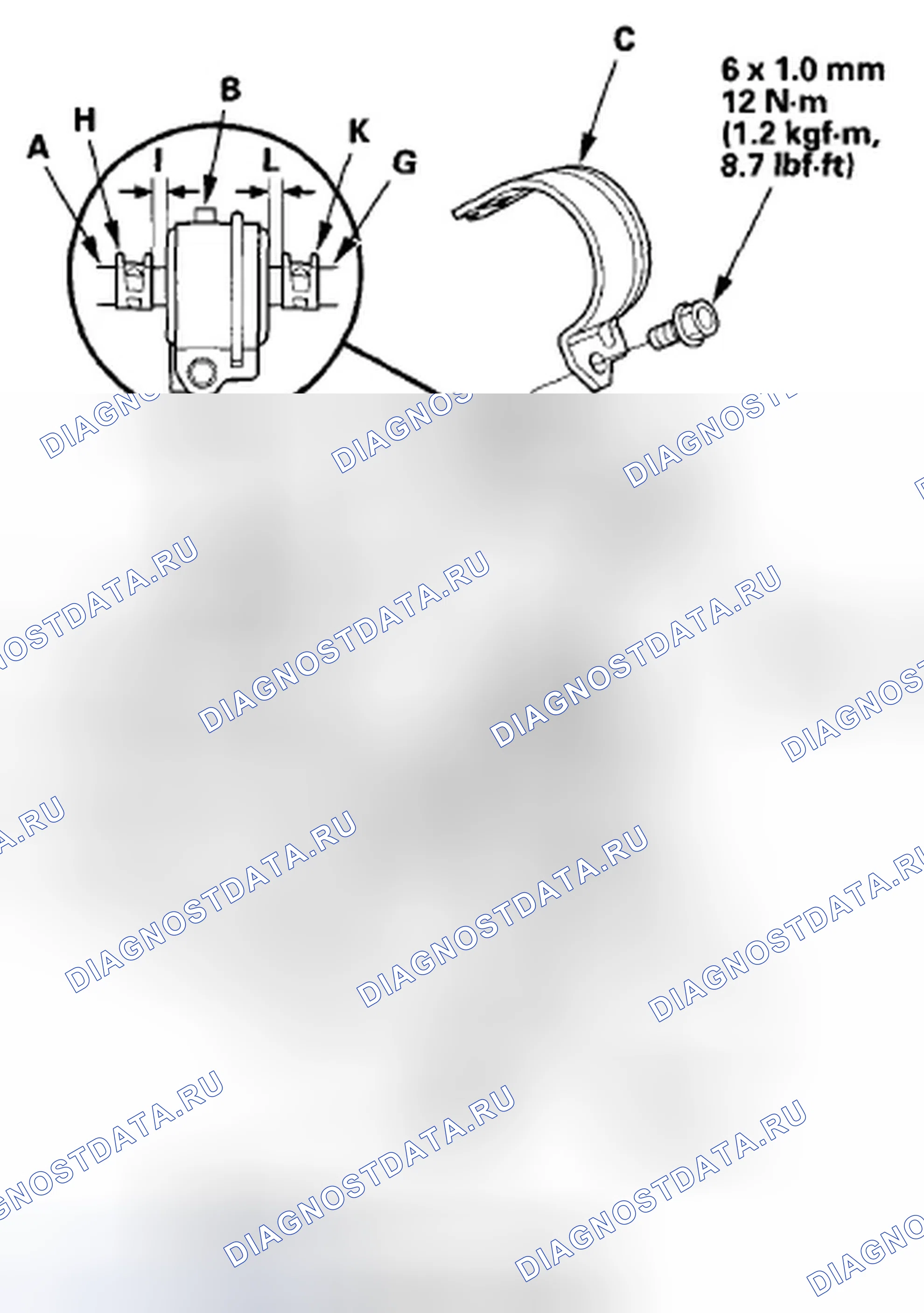 Рис. 525: Замена фильтра ATF. Honda Civic VIII