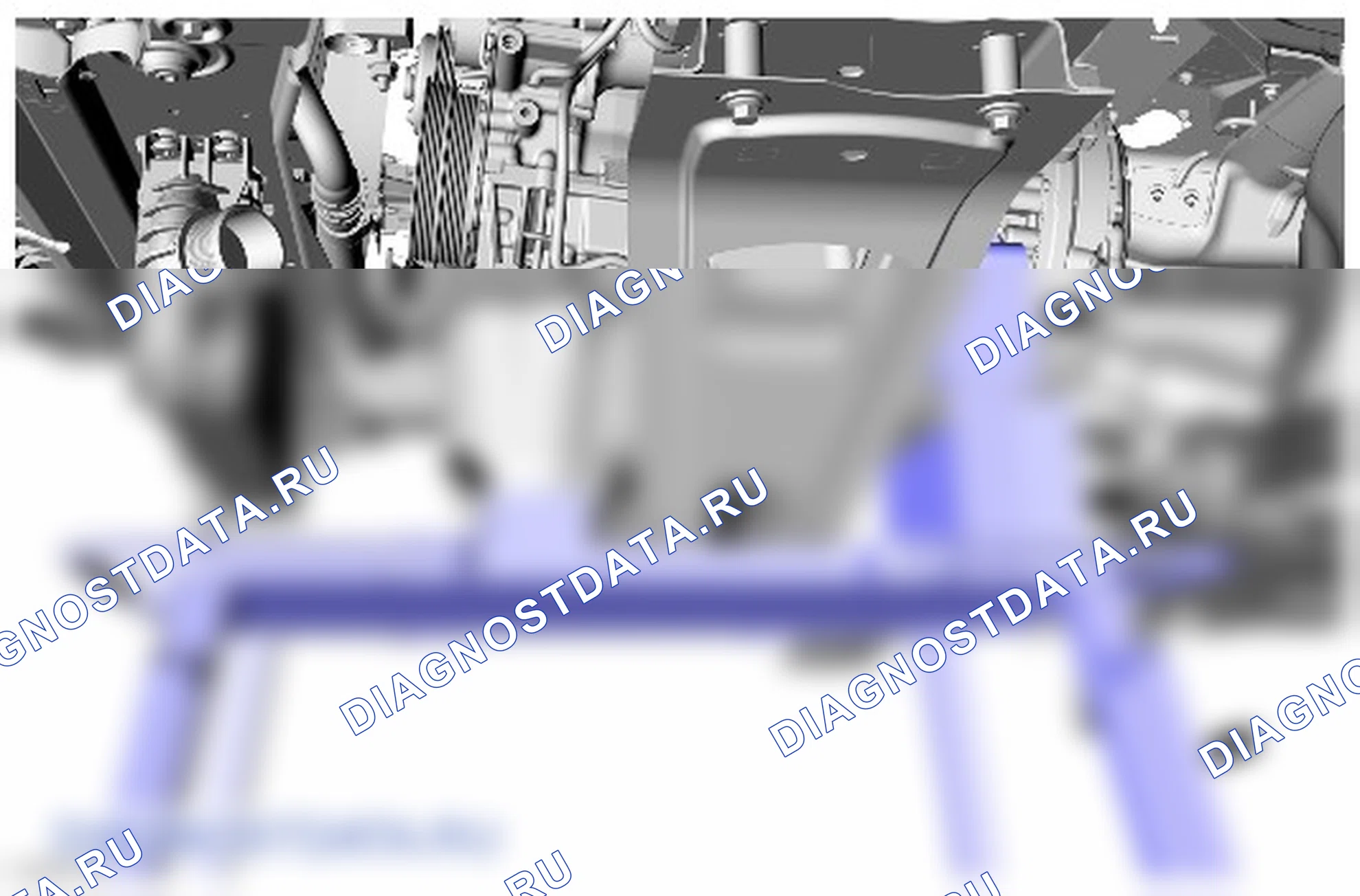 Как снять двигатель. Ford Transit VIII