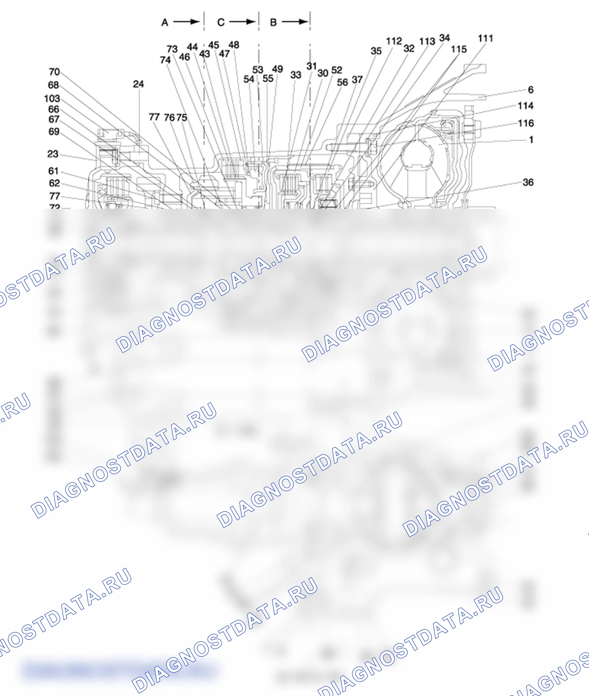 Детали акпп. Hyundai Accent LC