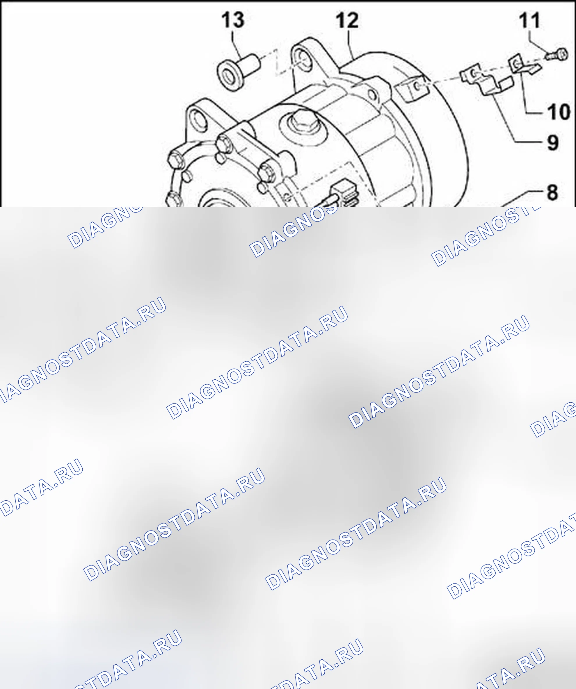 Рис. 21: Компрессор Sanden. Audi TT 8N